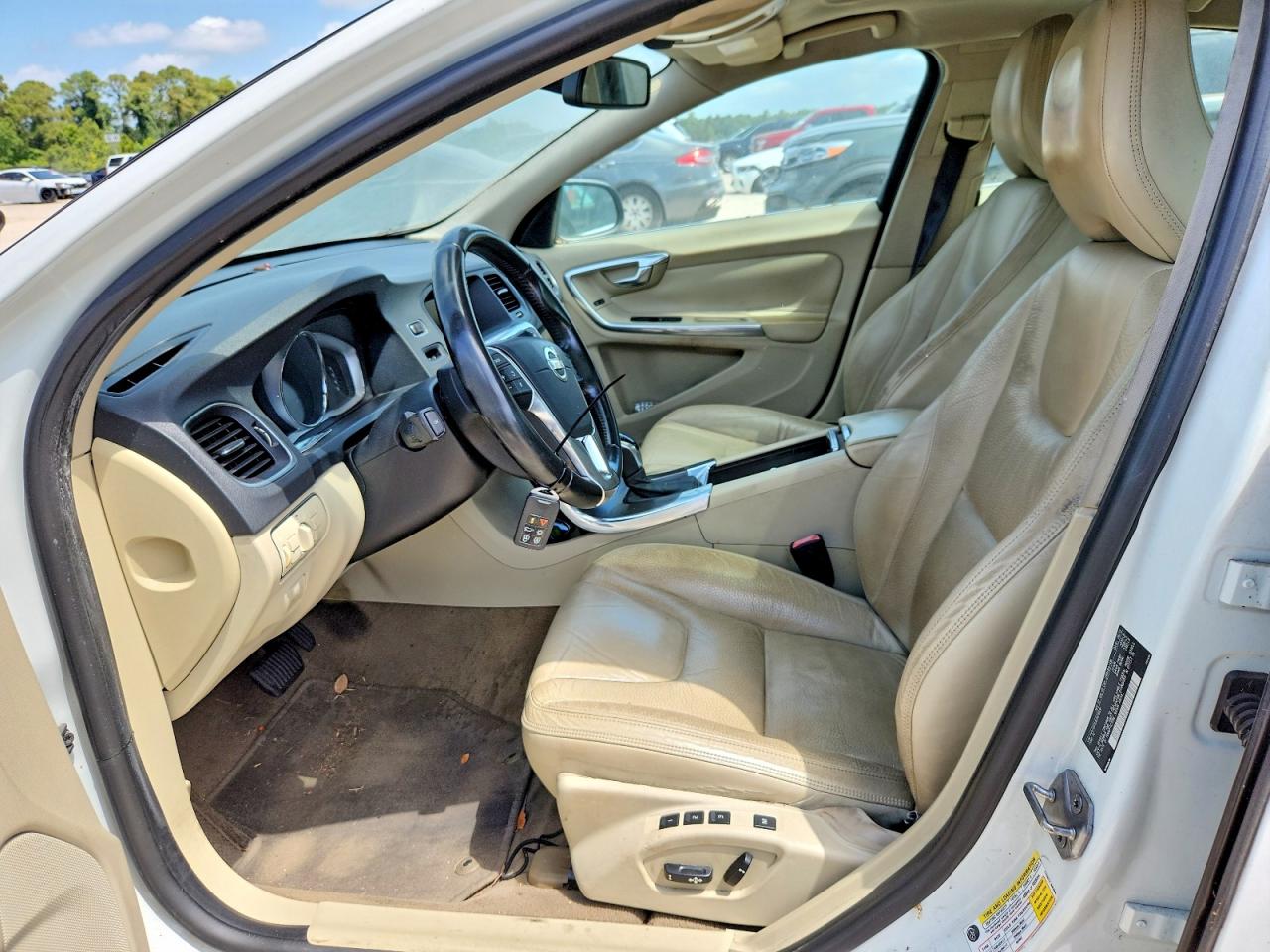 2014 Volvo S60 T5 White vin: YV1612FS2E2276035