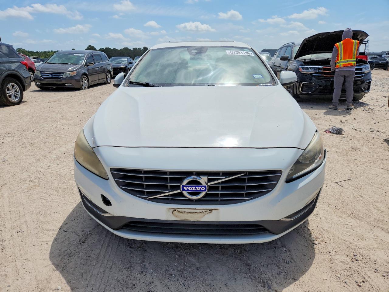 2014 Volvo S60 T5 White vin: YV1612FS2E2276035