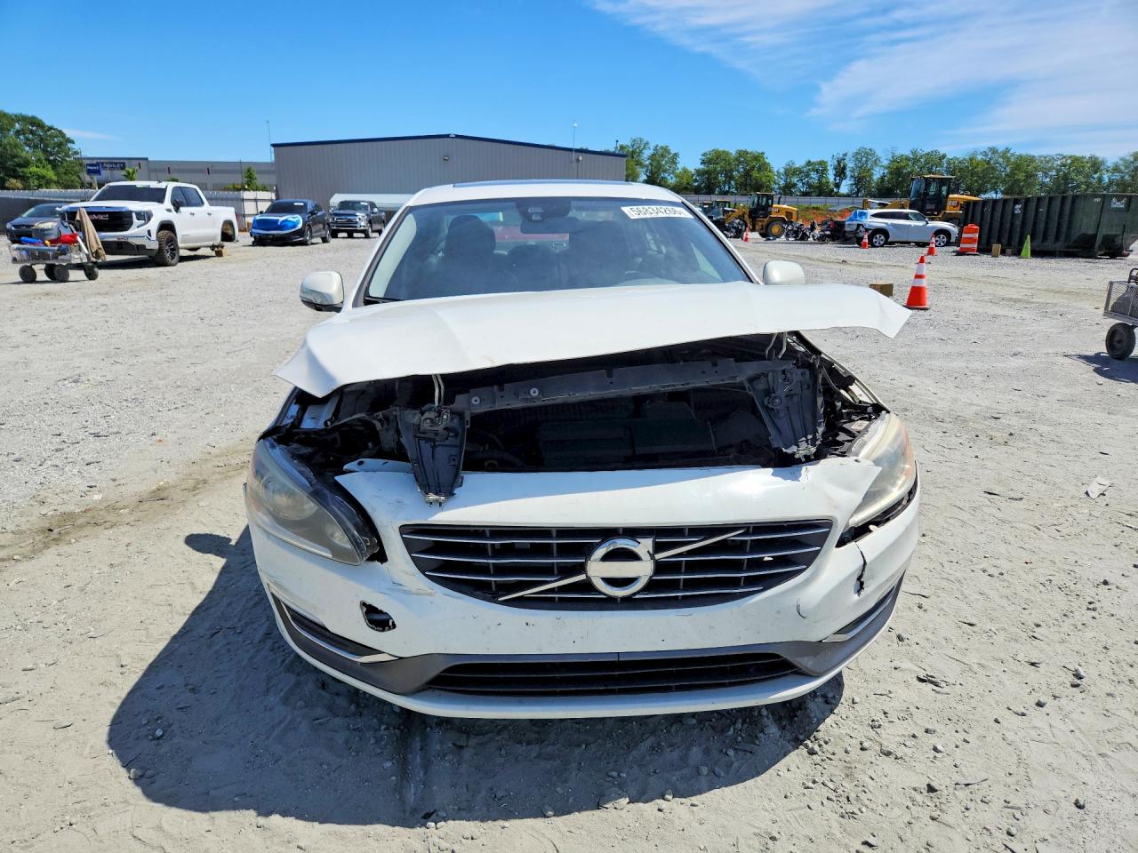 2014 Volvo S60 T5 White vin: YV1612FS2E2283793