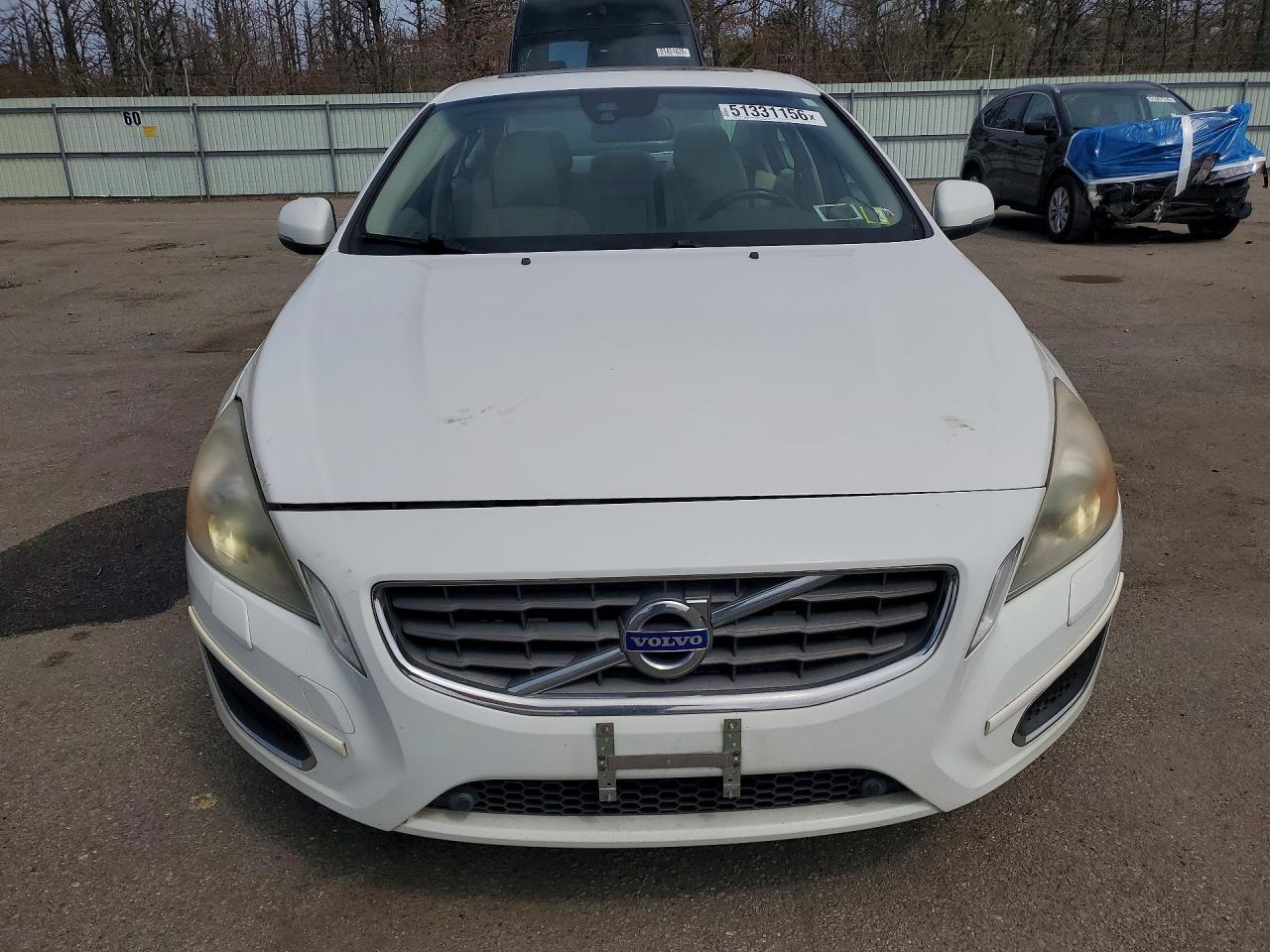 2013 Volvo S60 T5 White vin: YV1612FS3D2232110