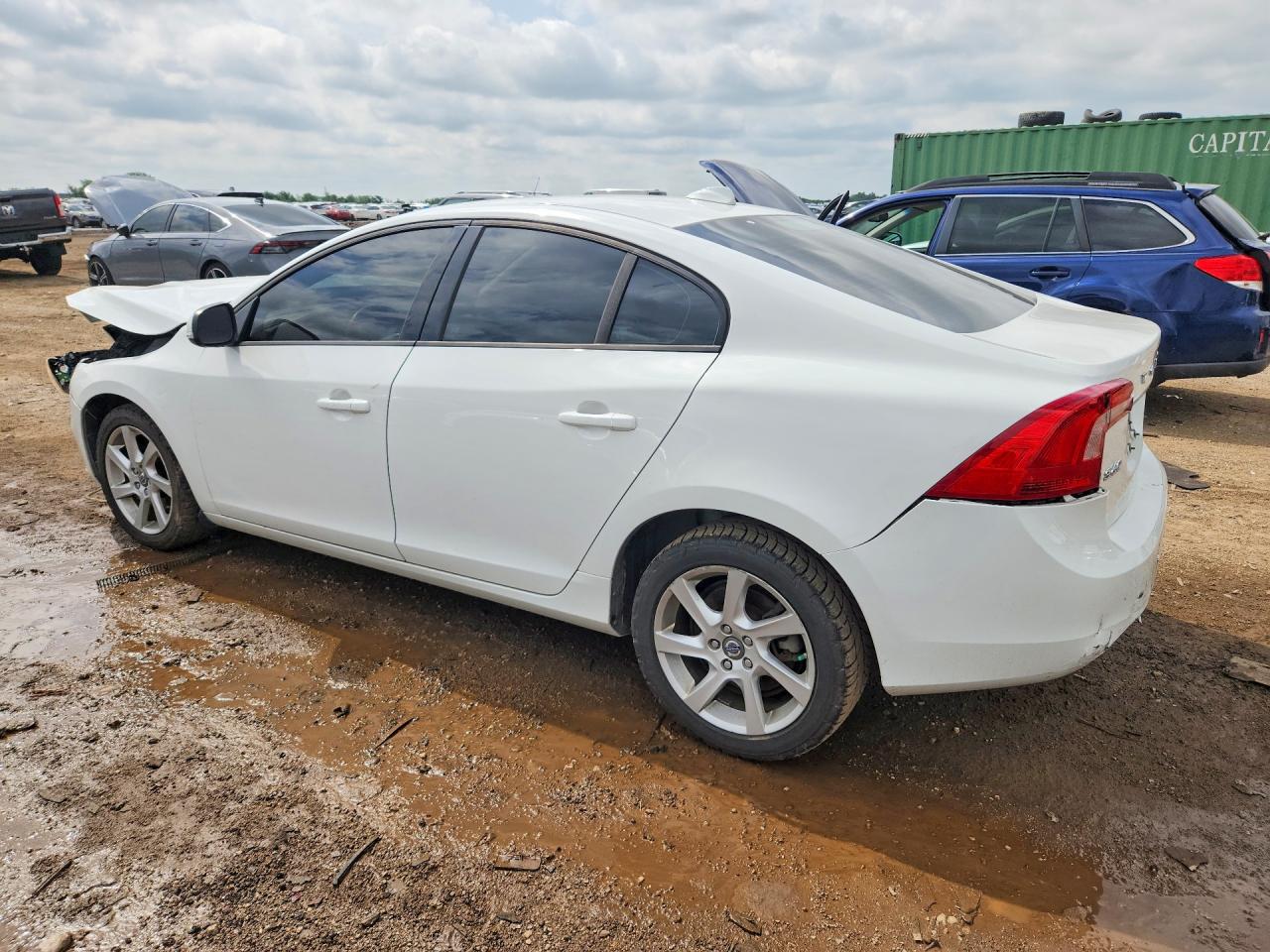 2014 Volvo S60 T5 White vin: YV1612FS3E1296302