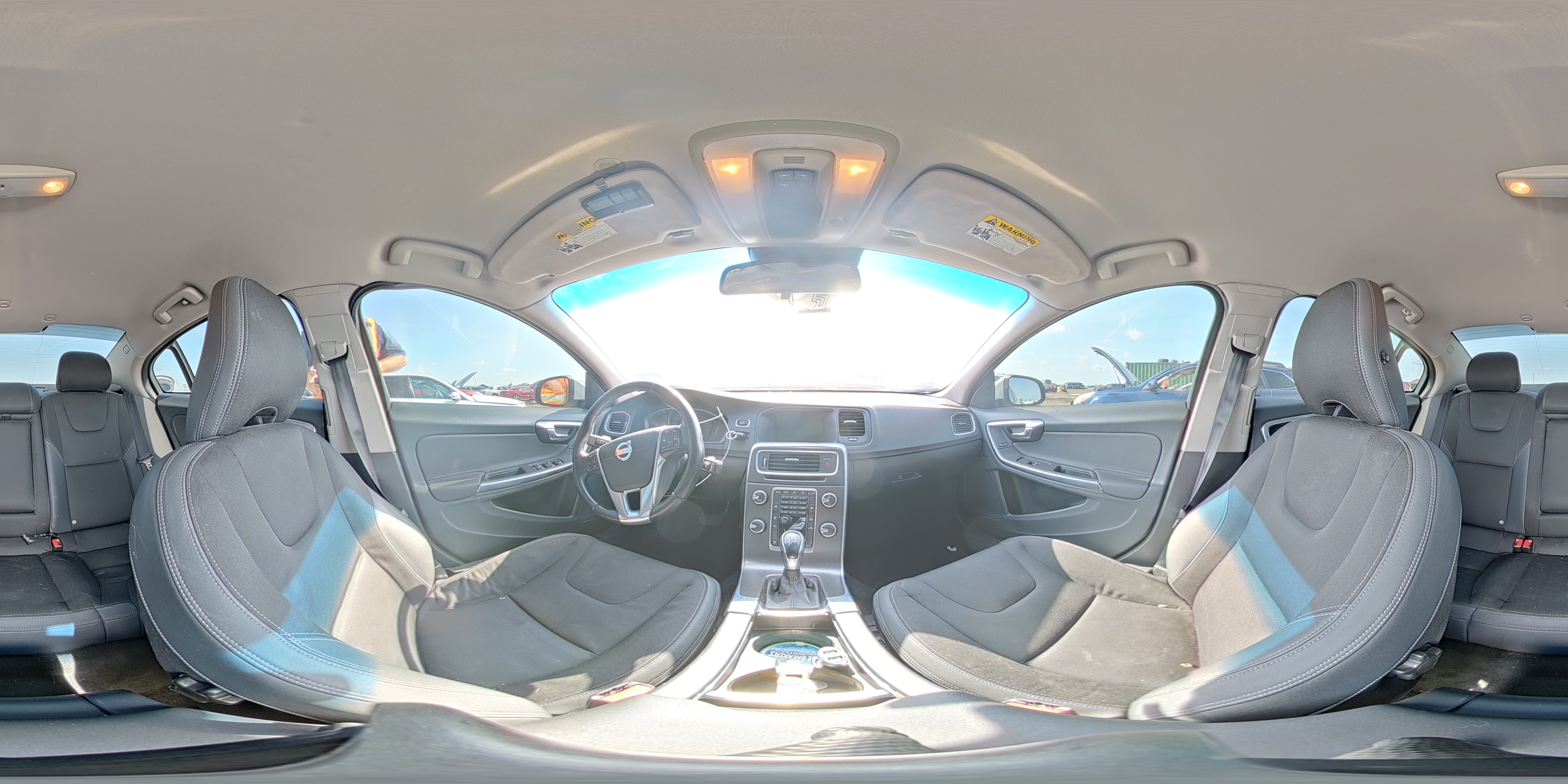 2014 Volvo S60 T5 White vin: YV1612FS3E1296302