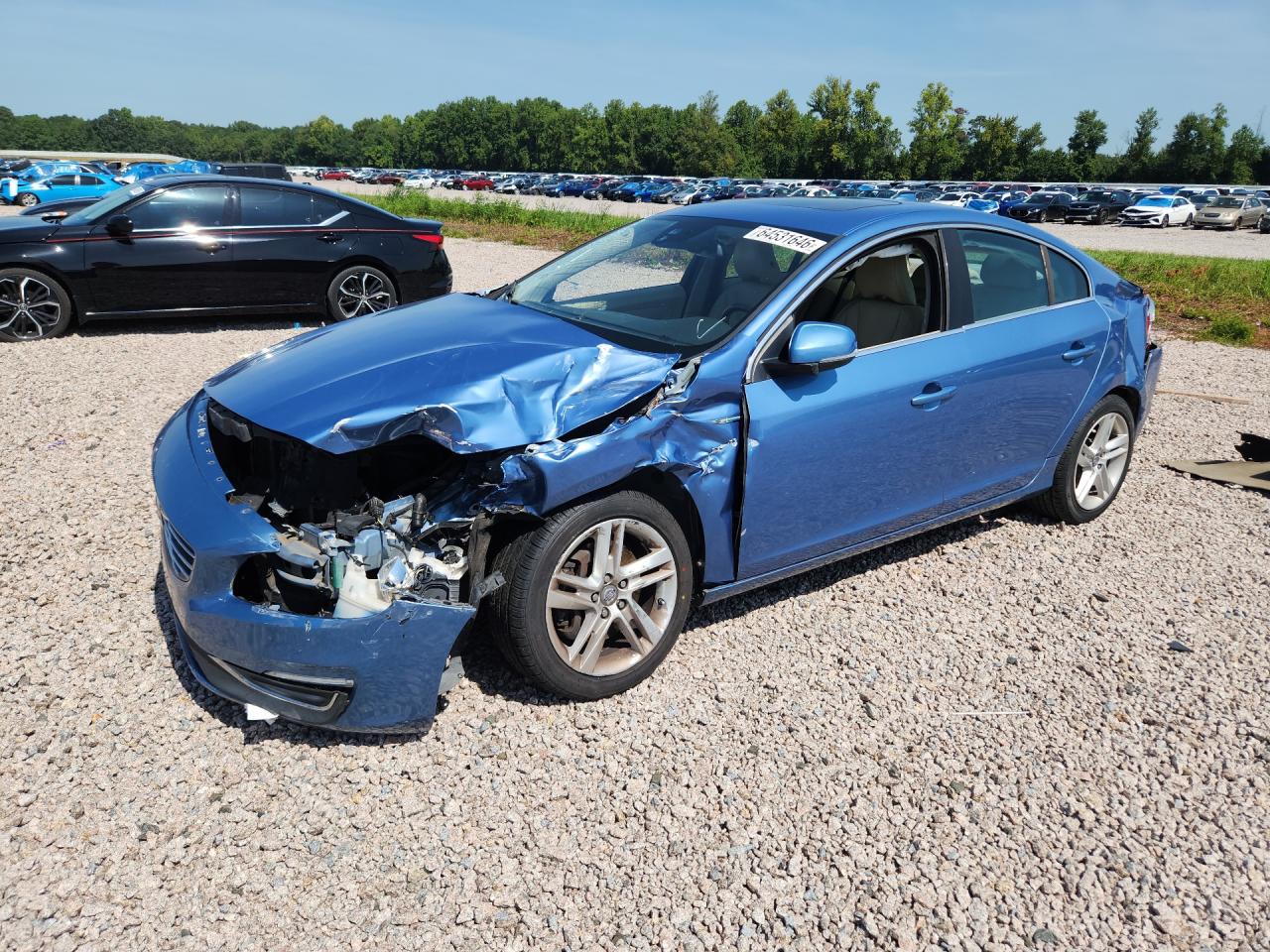 2014 Volvo S60 T5 Blue vin: YV1612FS3E2285410