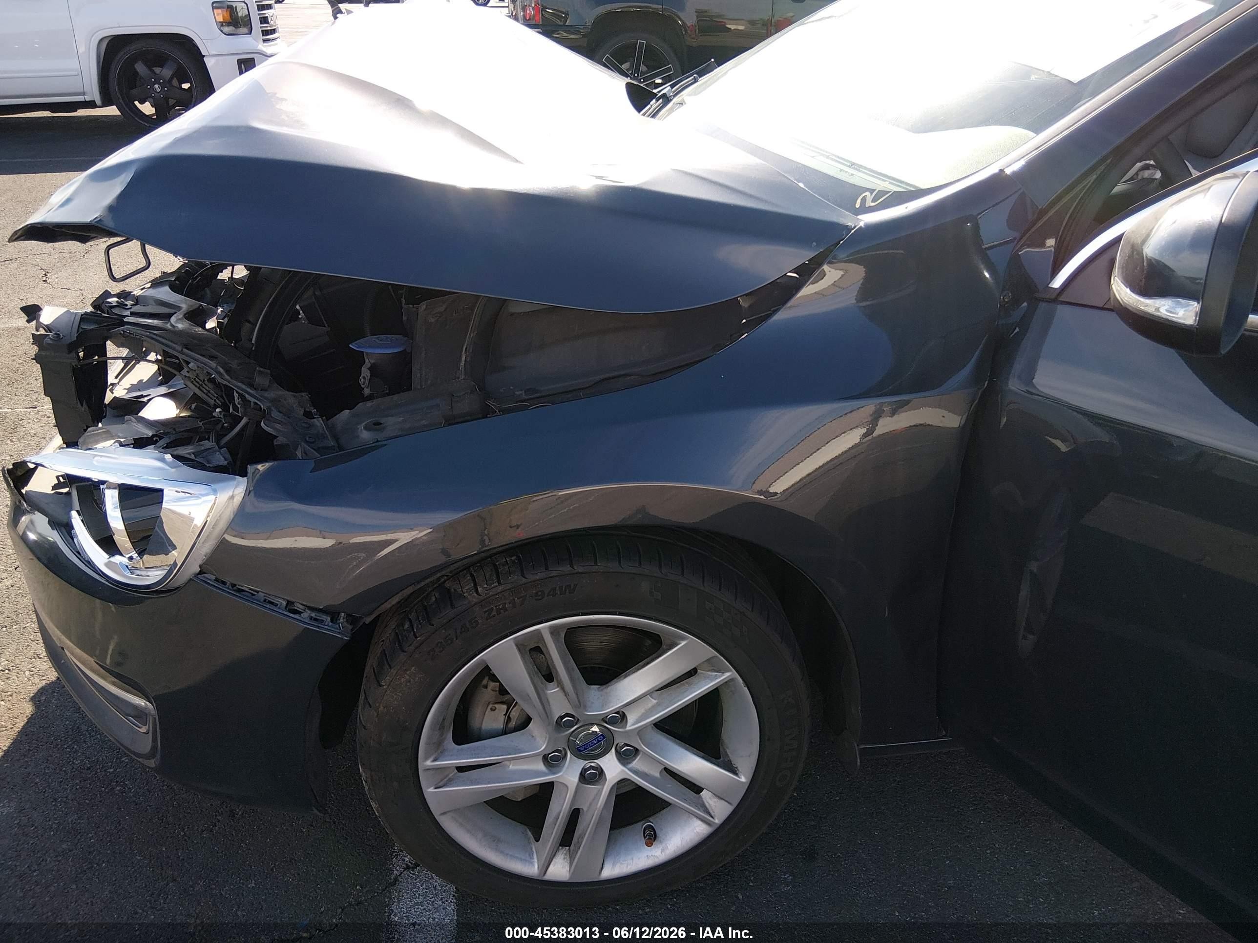 2014 Volvo S60 T5 Black vin: YV1612FS4E1292761
