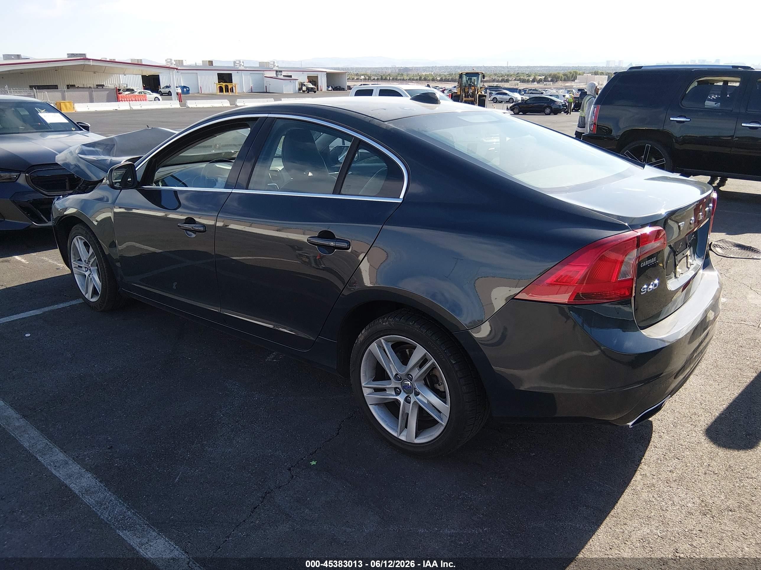 2014 Volvo S60 T5 Black vin: YV1612FS4E1292761
