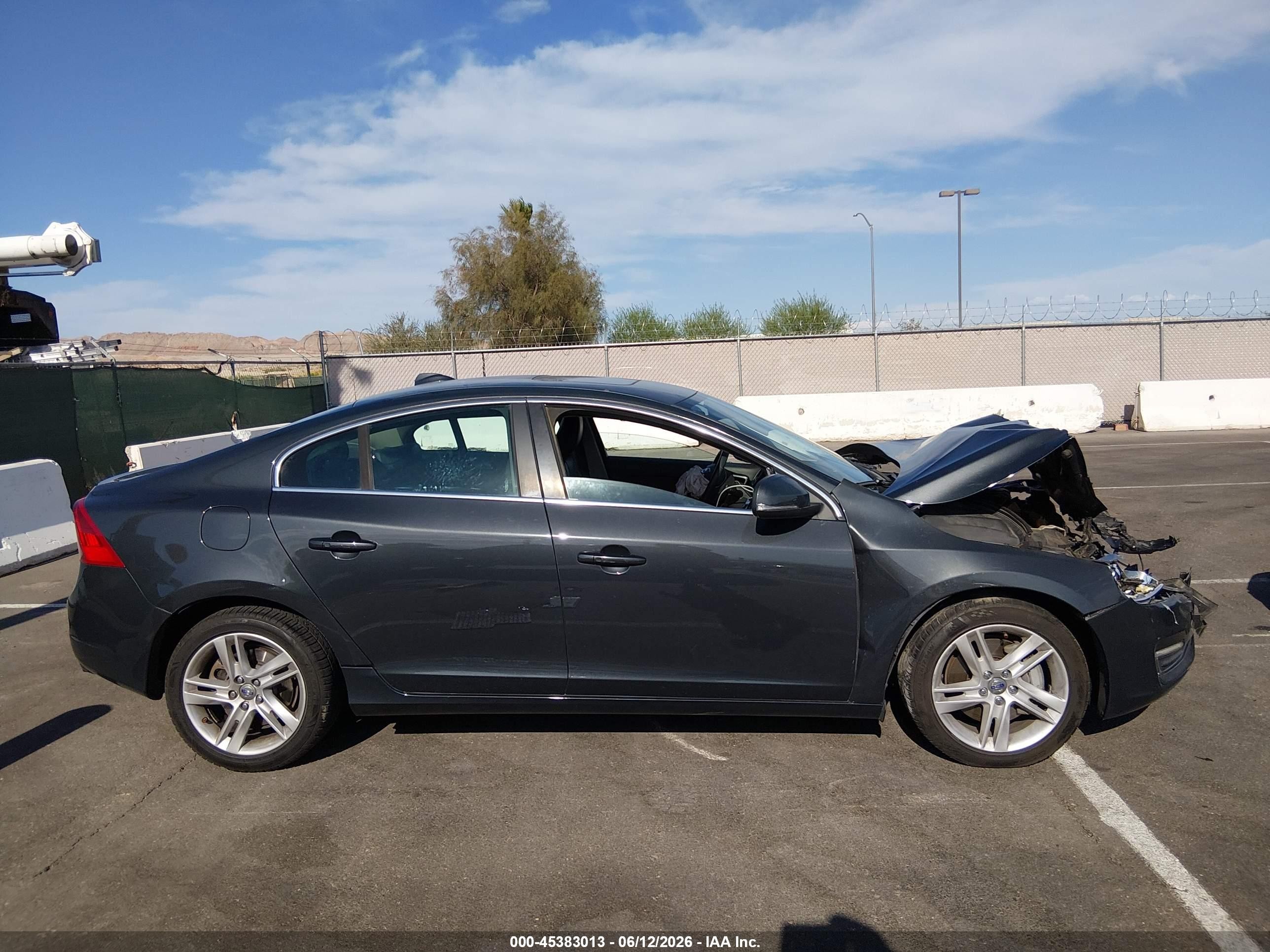 2014 Volvo S60 T5 Black vin: YV1612FS4E1292761