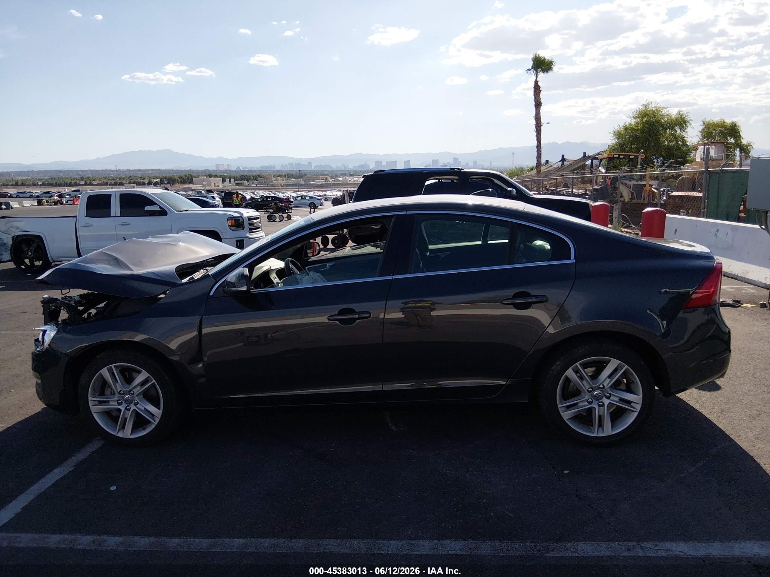 2014 Volvo S60 T5 Black vin: YV1612FS4E1292761