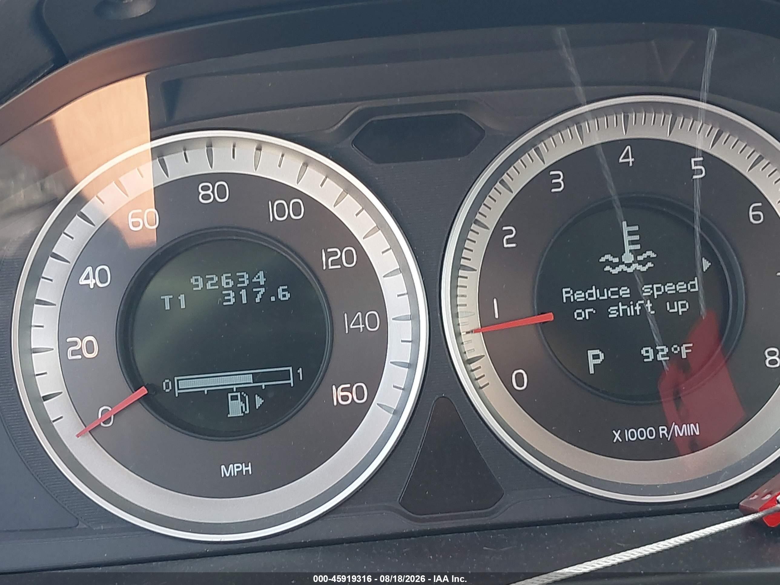 2013 Volvo S60 T5 Red vin: YV1612FS5D1226587