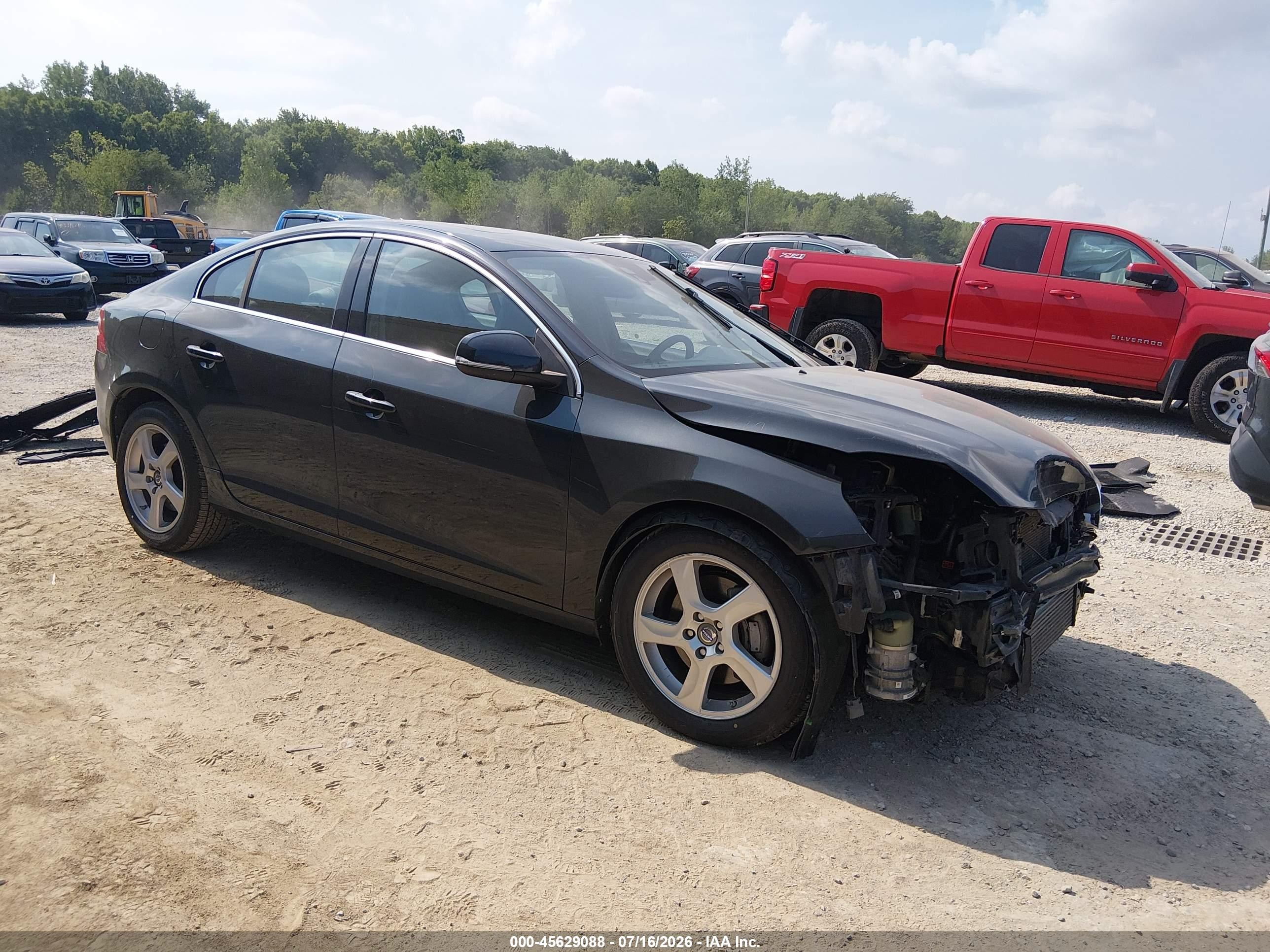 2013 Volvo S60 T5 Gray vin: YV1612FS5D2203420
