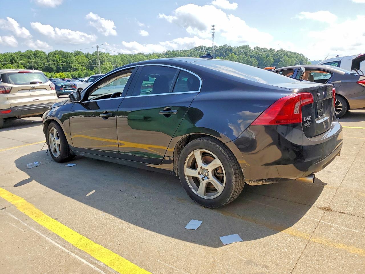2013 Volvo S60 T5 Black vin: YV1612FS5D2224218