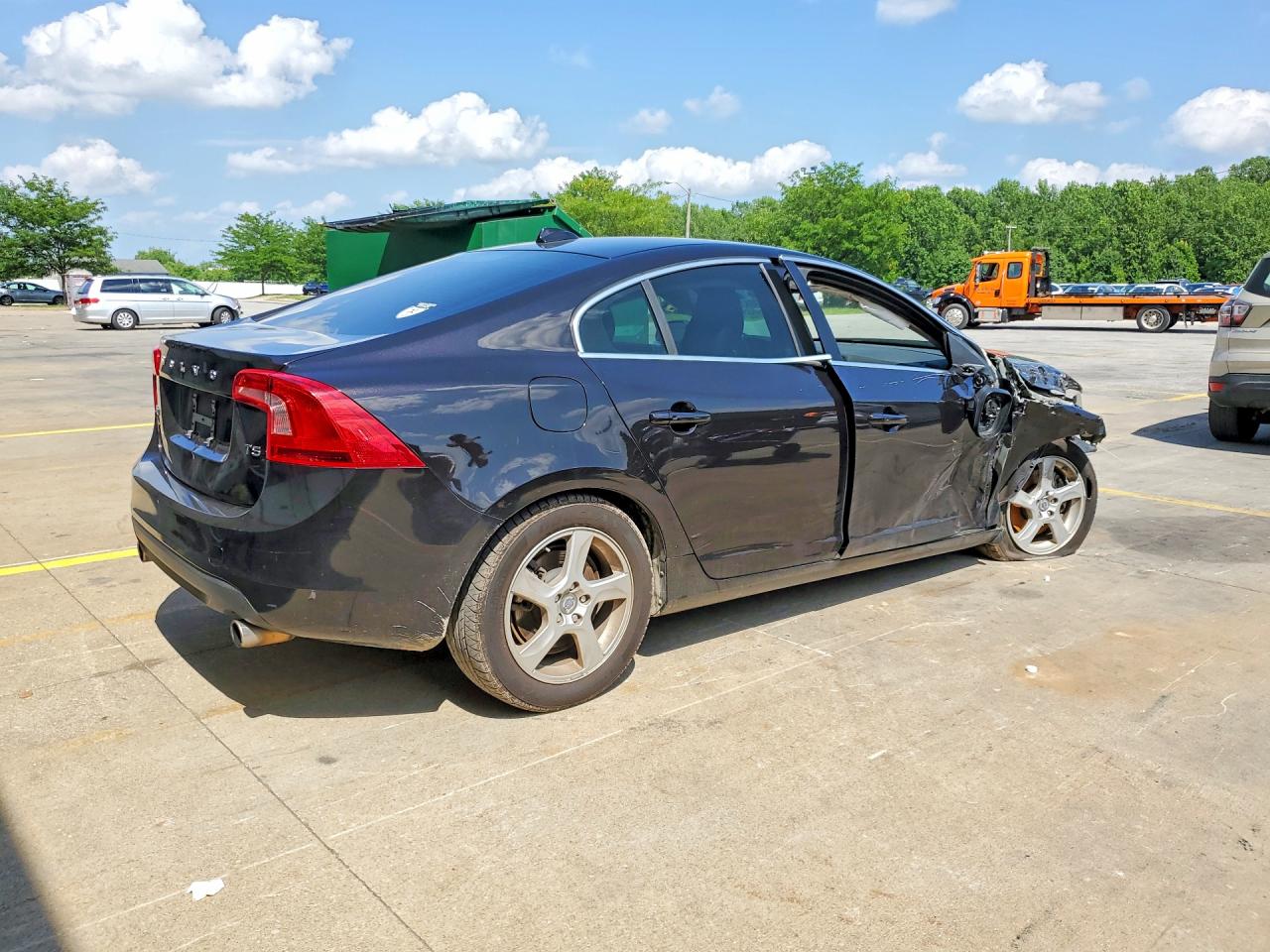 2013 Volvo S60 T5 Black vin: YV1612FS5D2224218