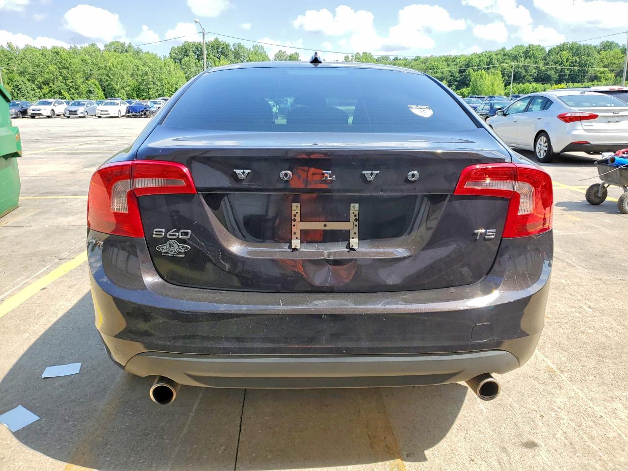 2013 Volvo S60 T5 Black vin: YV1612FS5D2224218