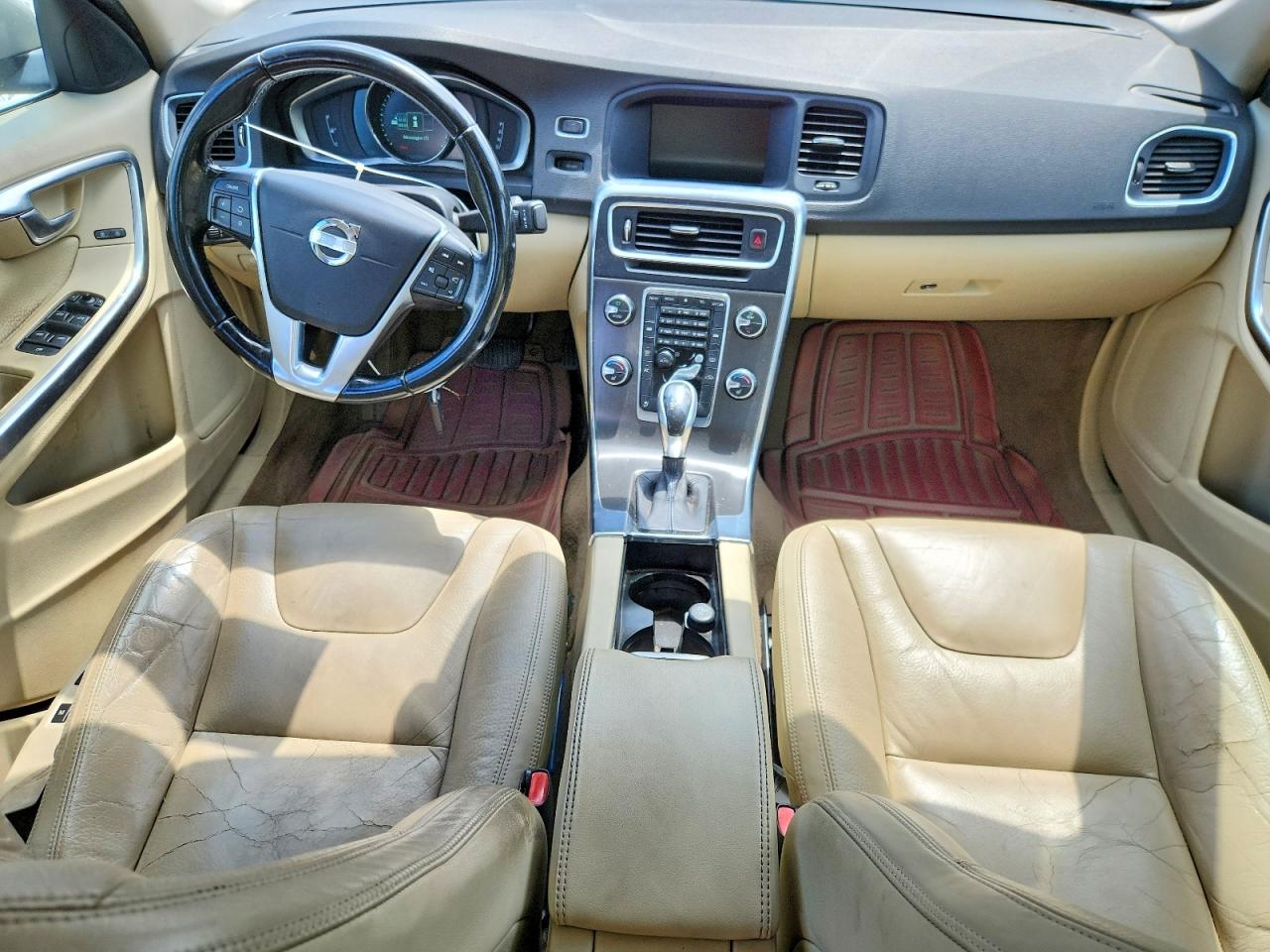 2014 Volvo S60 Beige vin: YV1612FS5E1298312