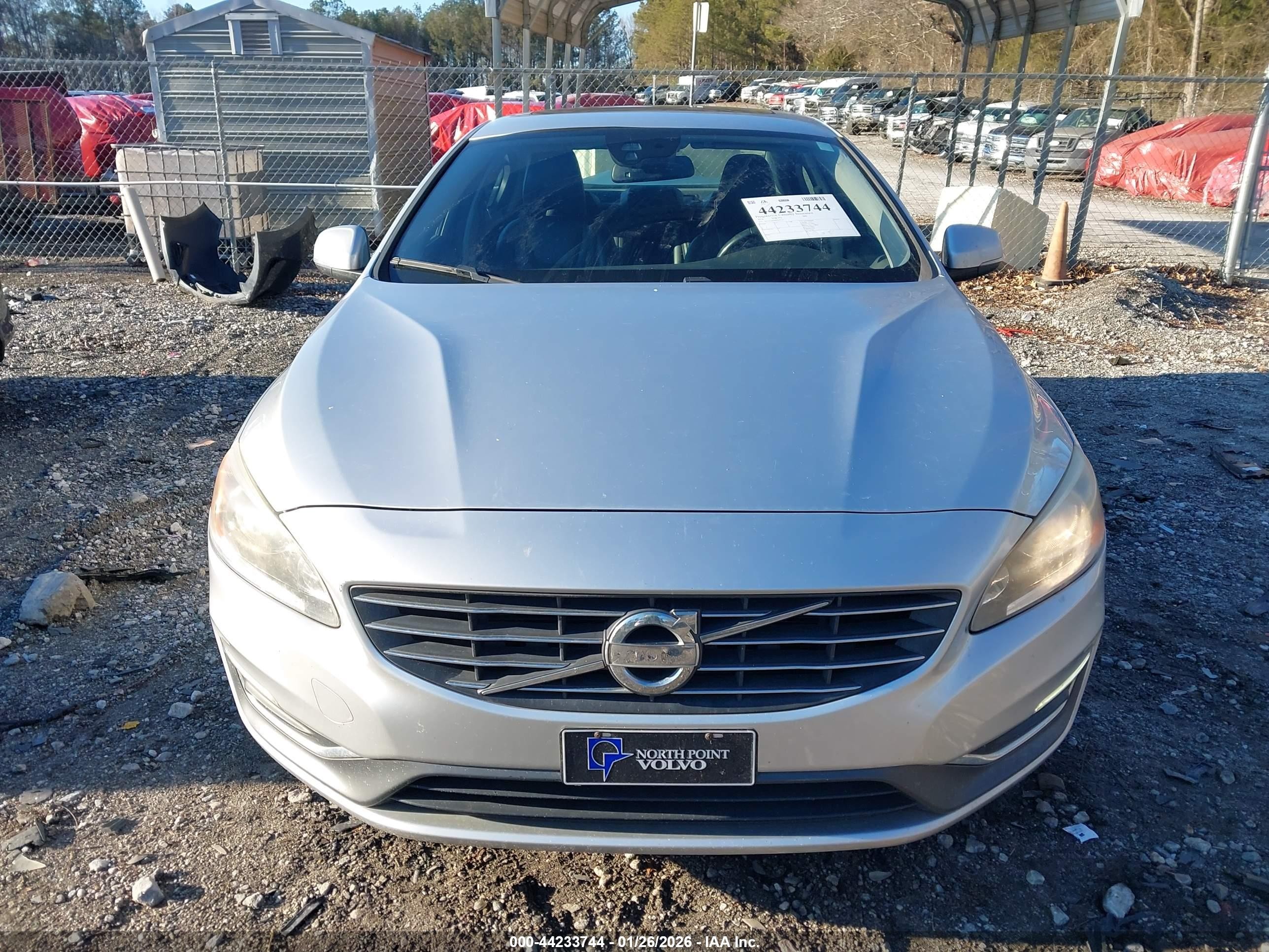 2014 Volvo S60 T5 Silver vin: YV1612FS5E2271735