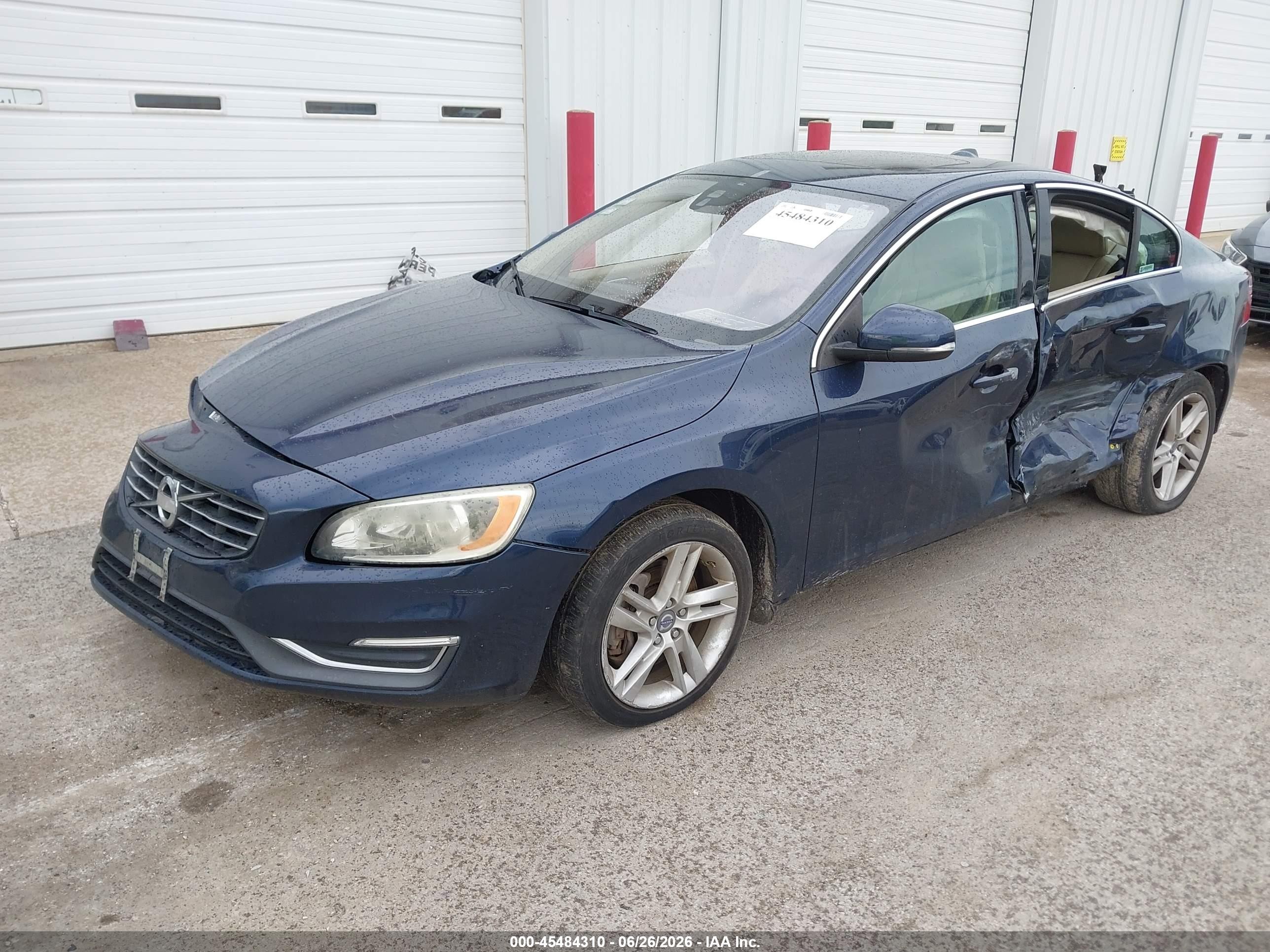 2014 Volvo S60 T5 Синий vin: YV1612FS5E2285151