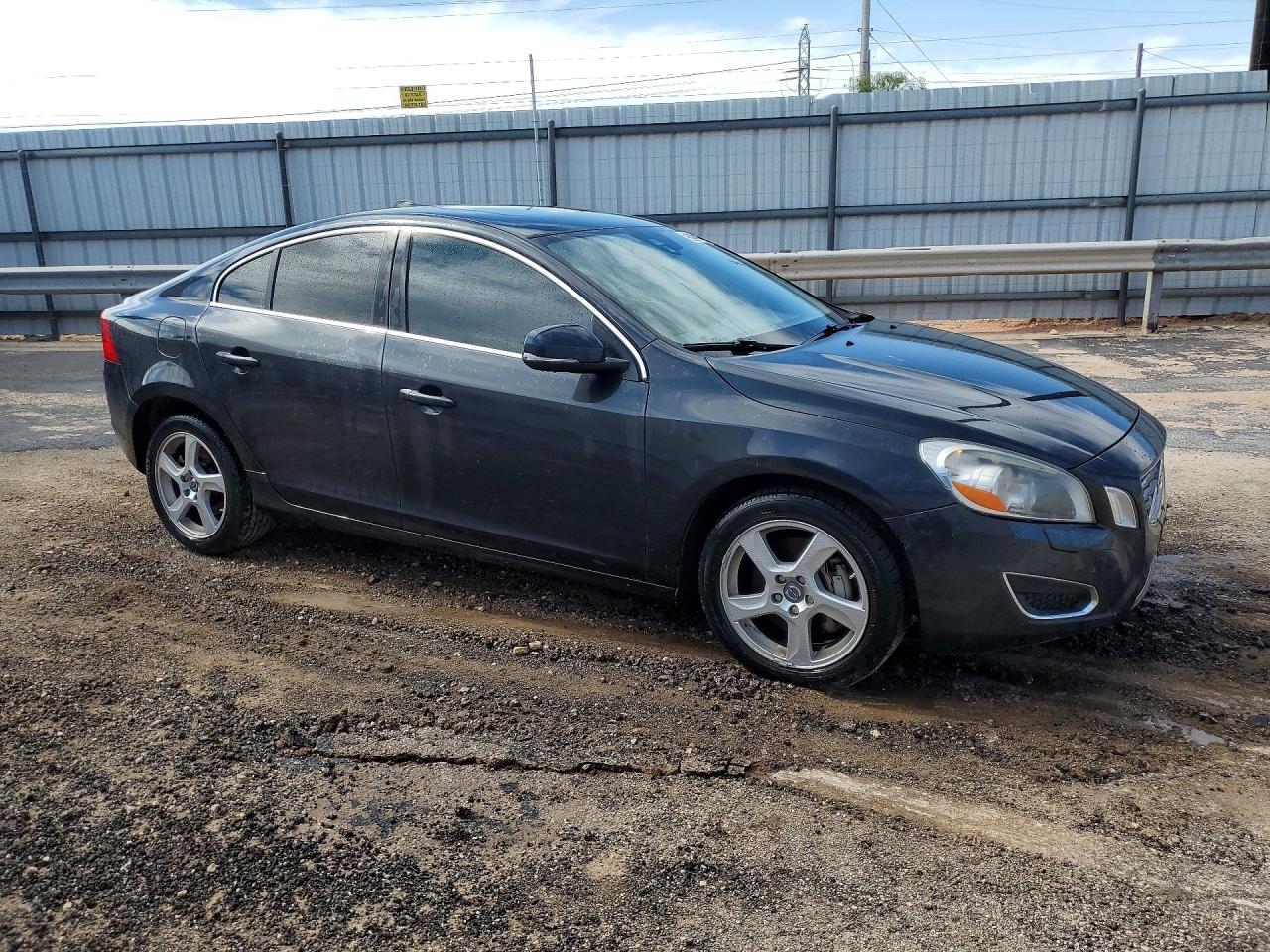 2013 Volvo S60 T5 Black vin: YV1612FS6D1212732