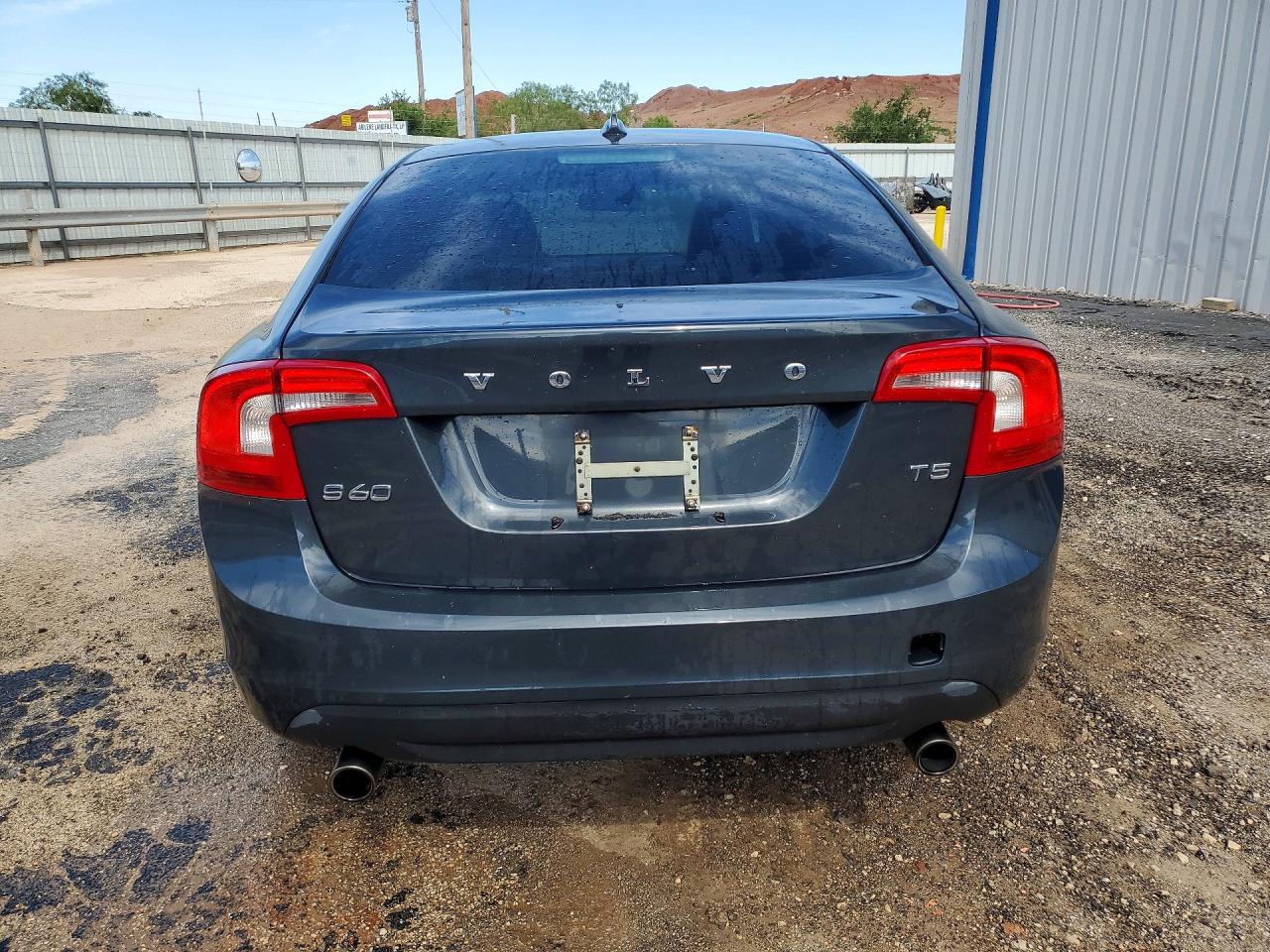 2013 Volvo S60 T5 Black vin: YV1612FS6D1212732