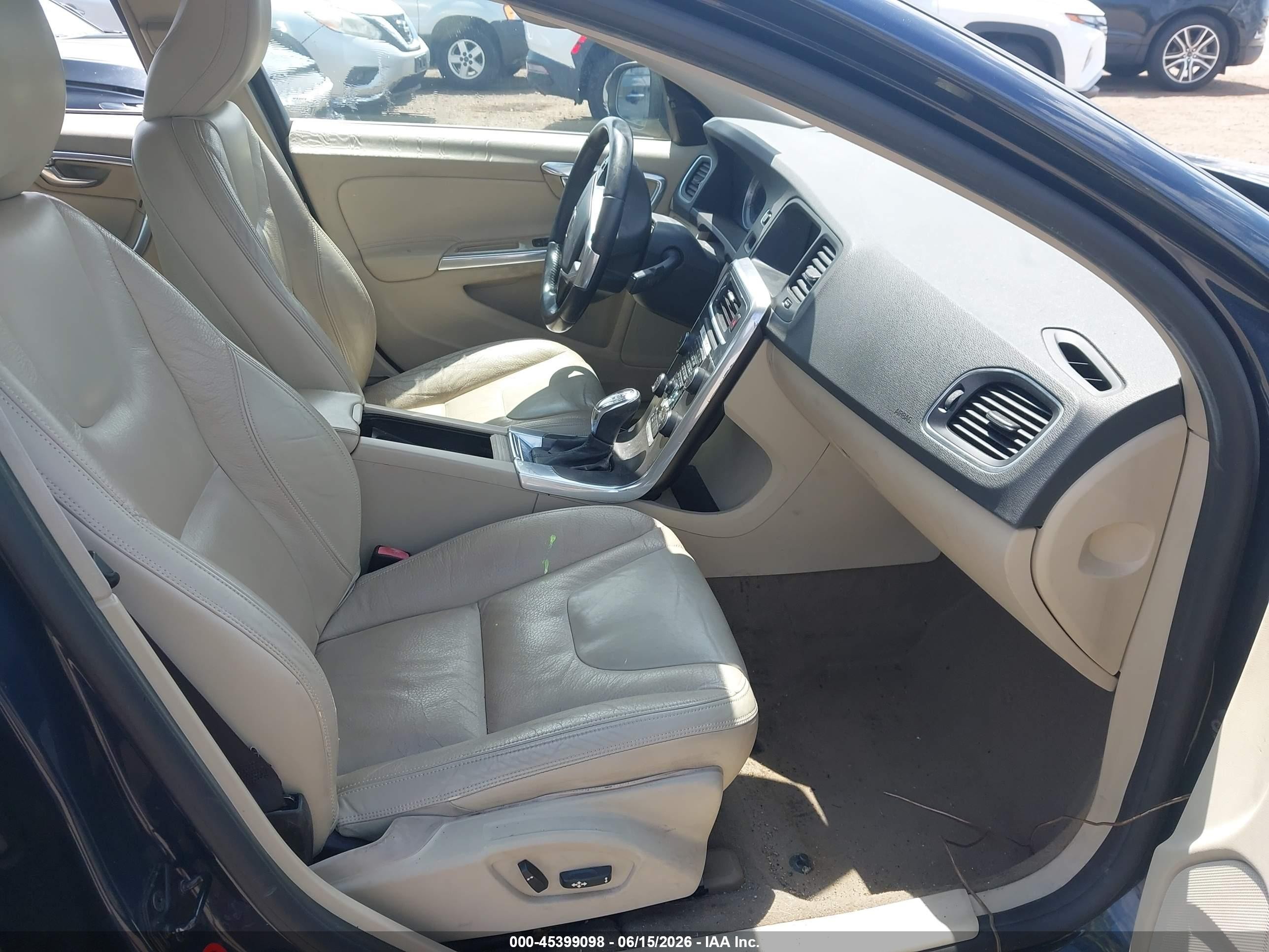 2013 Volvo S60 T5 Blue vin: YV1612FS6D1219521