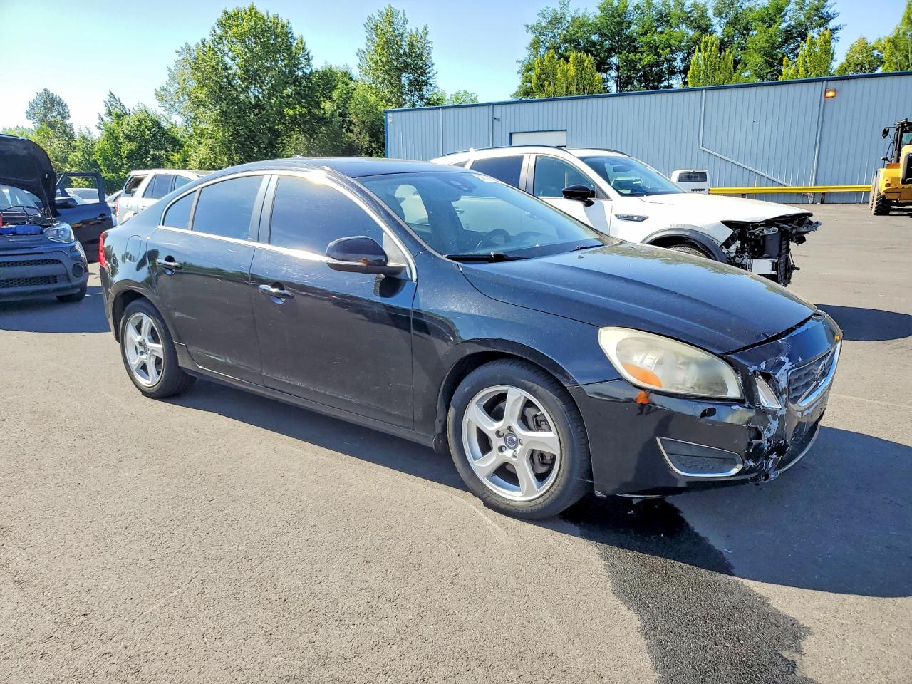 2013 Volvo S60 T5 Black vin: YV1612FS6D1228770