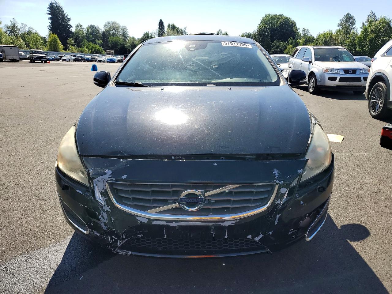 2013 Volvo S60 T5 Black vin: YV1612FS6D1228770