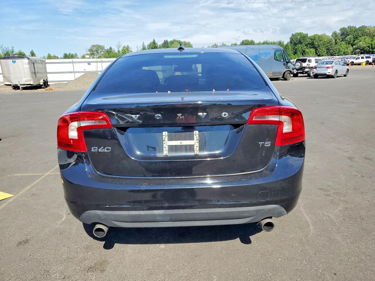 2013 Volvo S60 T5 Black vin: YV1612FS6D1228770