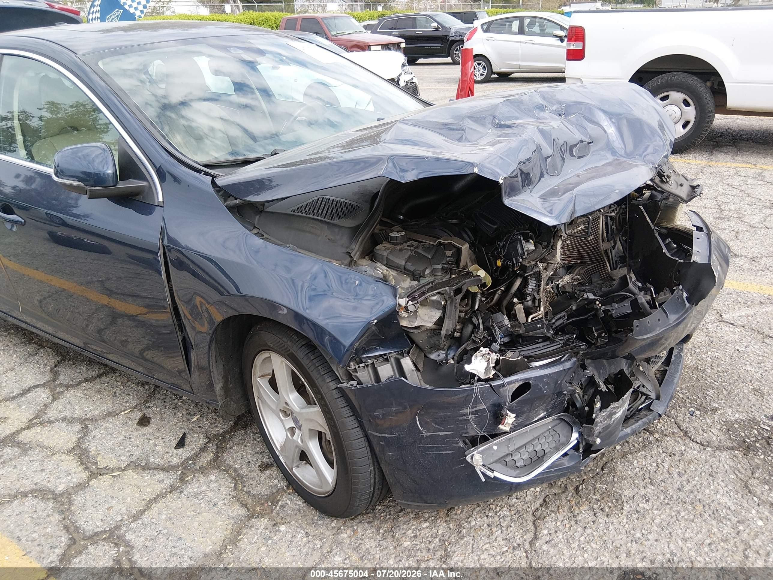 2013 Volvo S60 T5 Blue vin: YV1612FS6D2170492