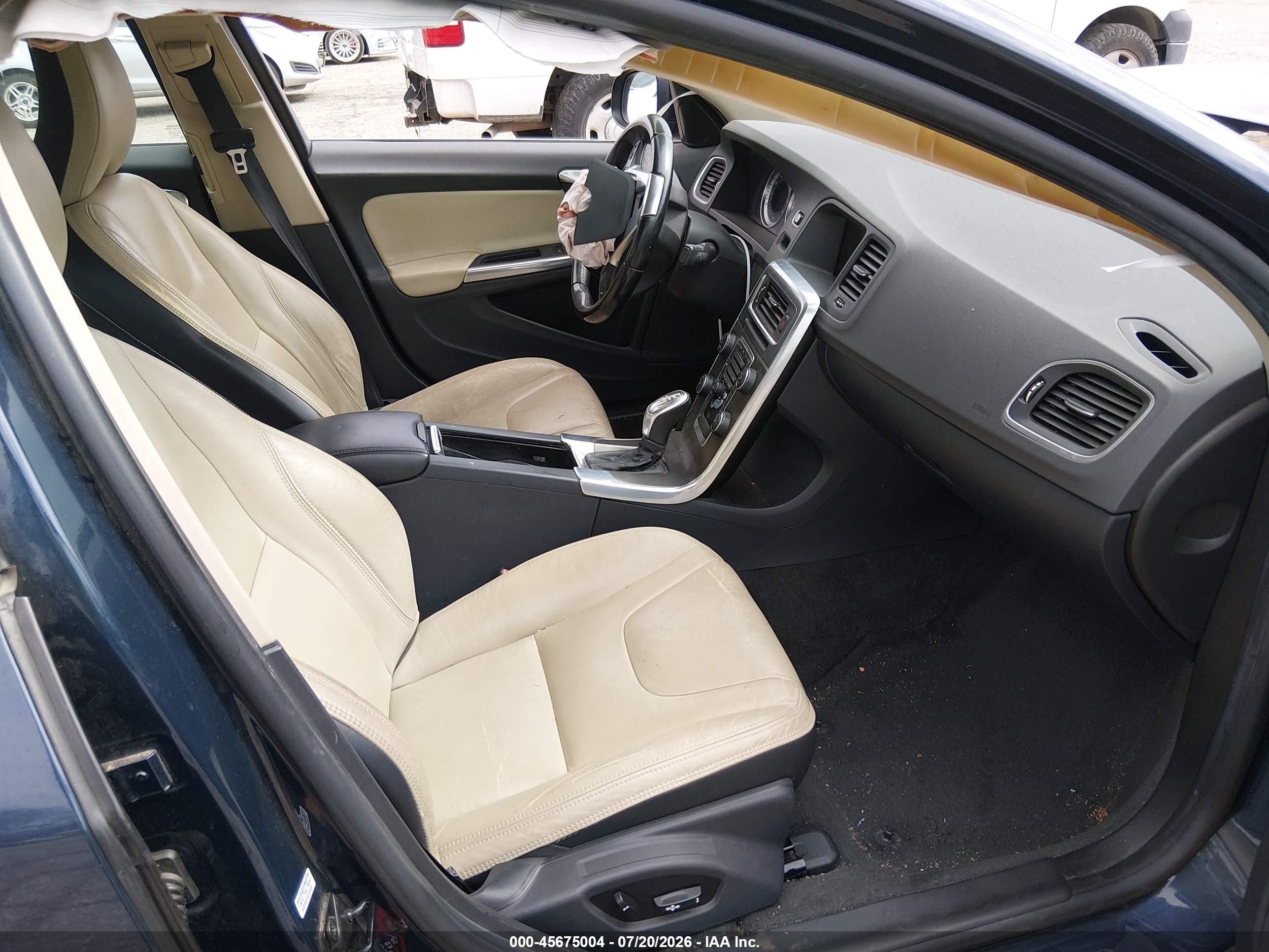 2013 Volvo S60 T5 Blue vin: YV1612FS6D2170492