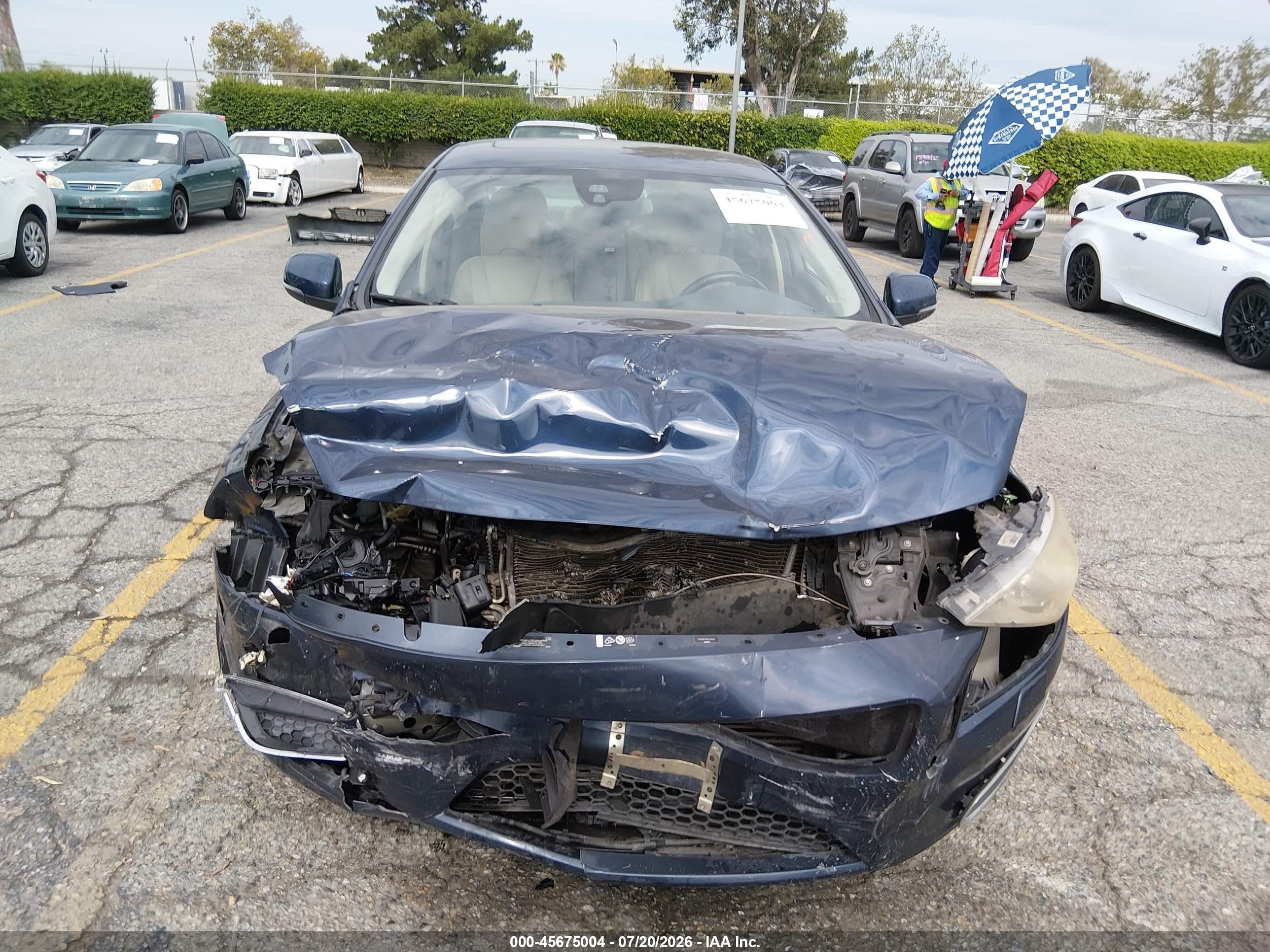 2013 Volvo S60 T5 Blue vin: YV1612FS6D2170492