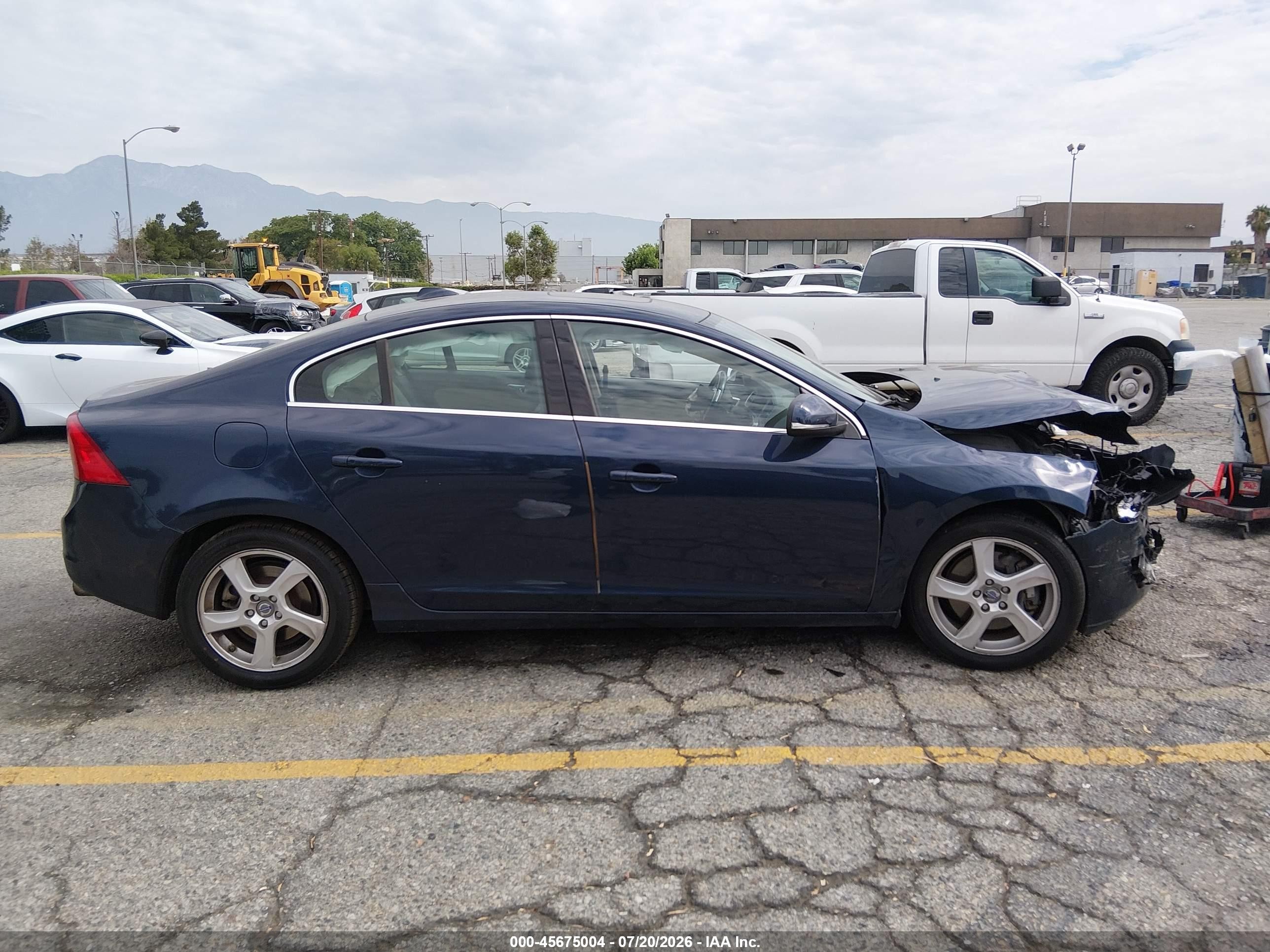 2013 Volvo S60 T5 Blue vin: YV1612FS6D2170492