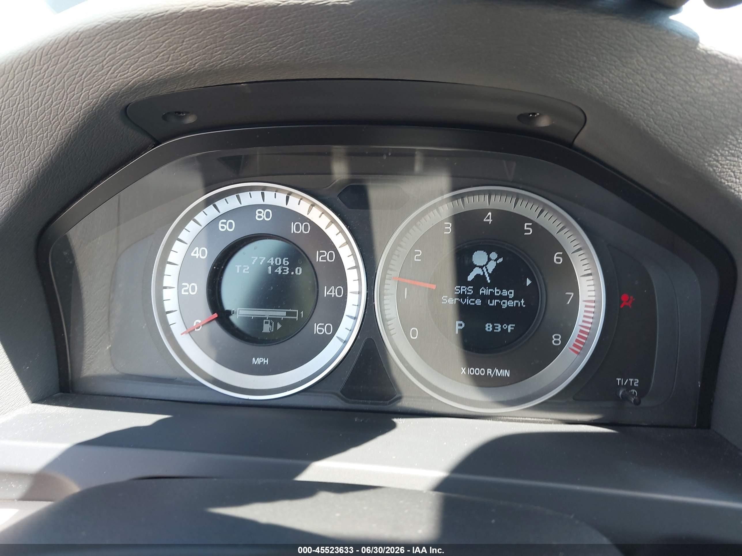 2013 Volvo S60 T5/t5 Platinum/t5 Premier/t5 Premier Plus Gray vin: YV1612FS6D2185848