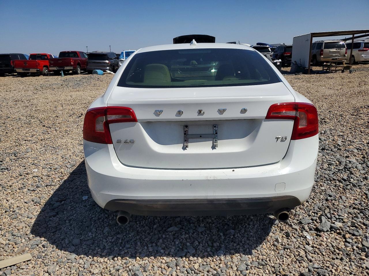 2013 Volvo S60 T5 White vin: YV1612FS6D2219688