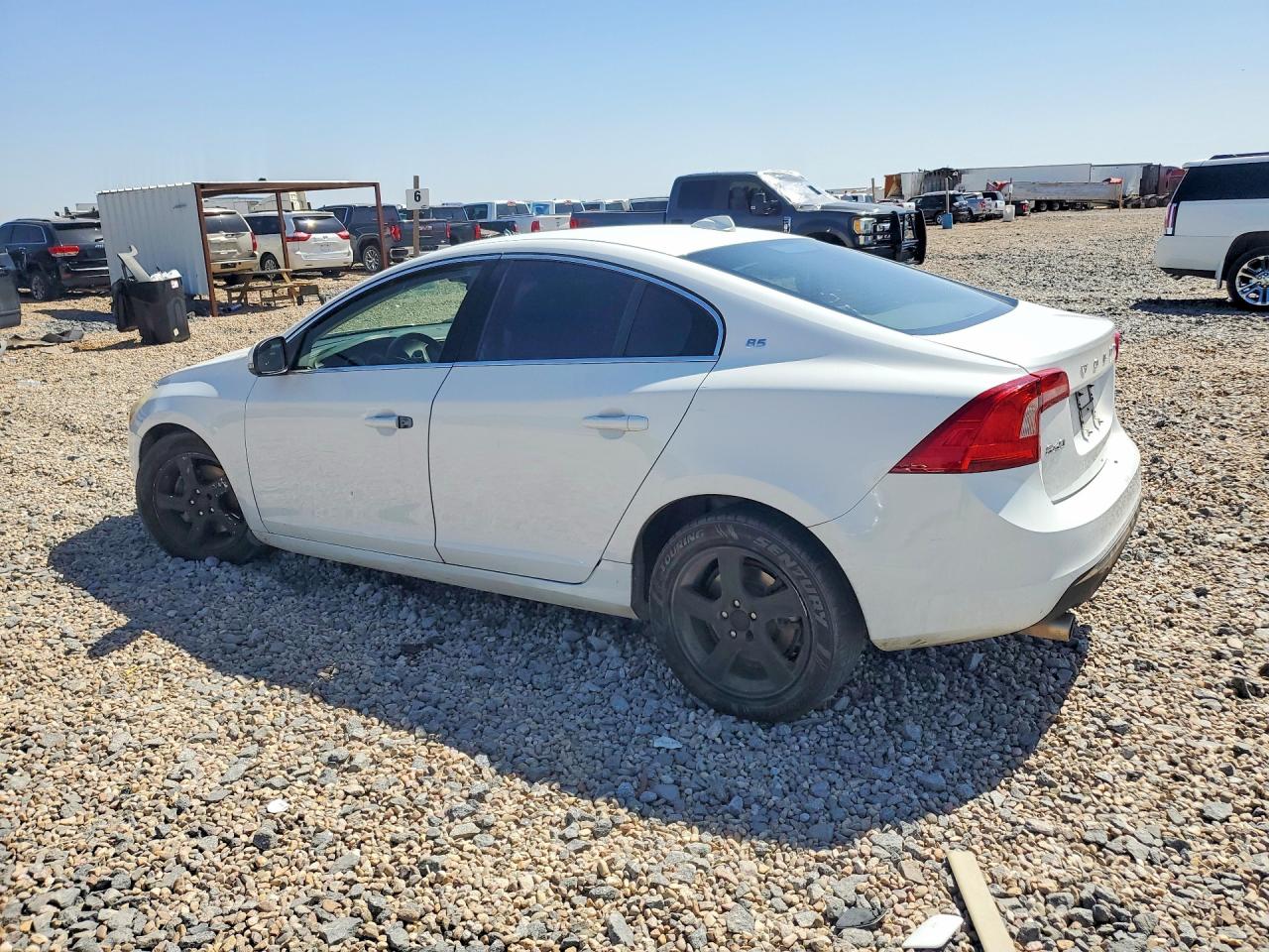 2013 Volvo S60 T5 White vin: YV1612FS6D2219688
