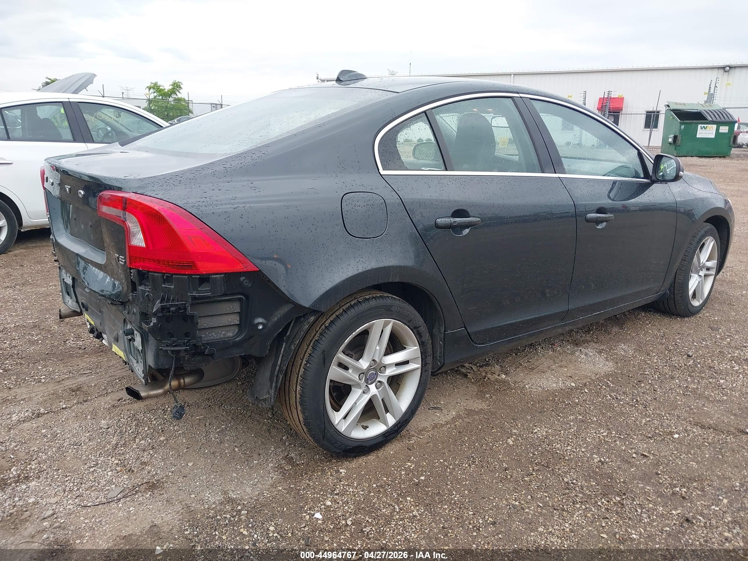 2014 Volvo S60 T5 Gray vin: YV1612FS6E2285272