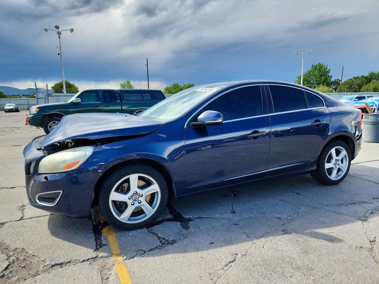 2013 Volvo S60 T5 Blue vin: YV1612FS7D1212853