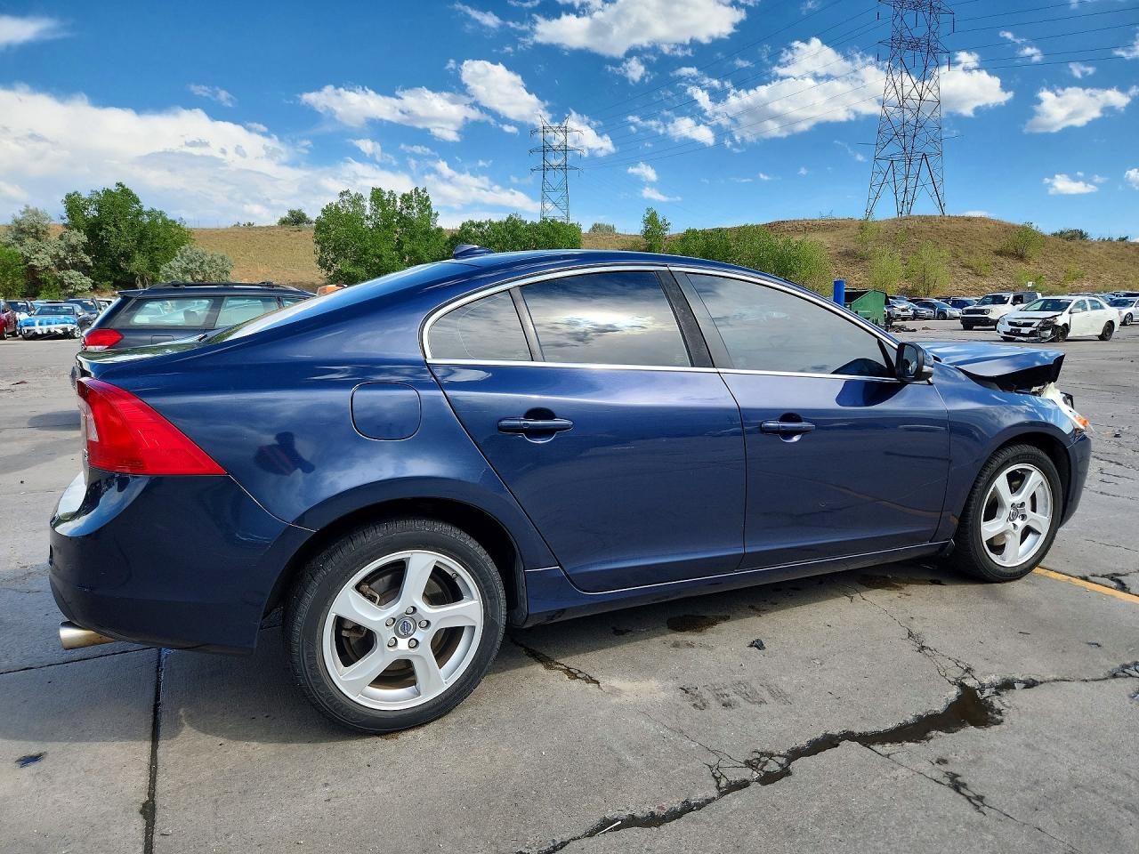 2013 Volvo S60 T5 Blue vin: YV1612FS7D1212853