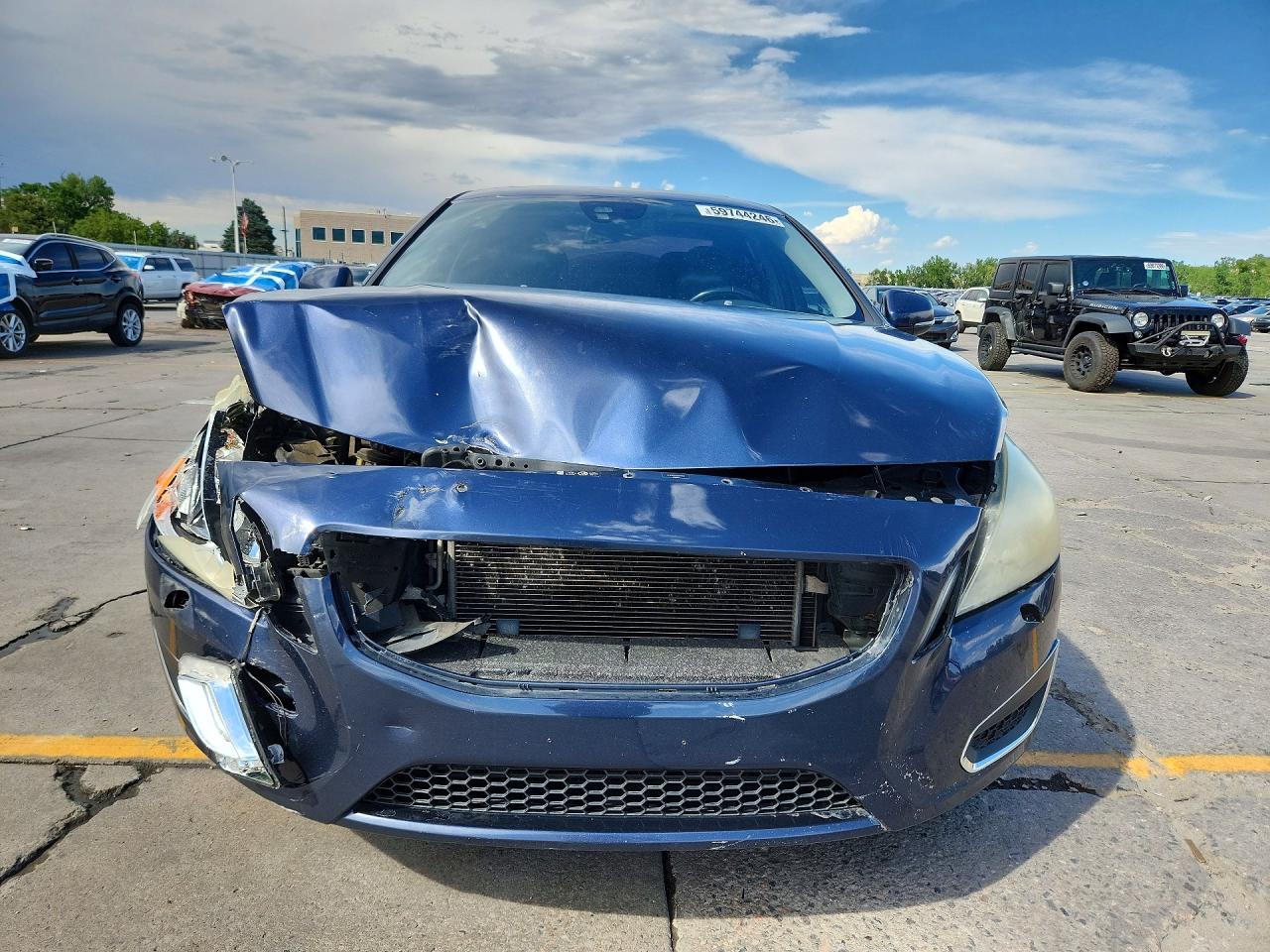 2013 Volvo S60 T5 Blue vin: YV1612FS7D1212853