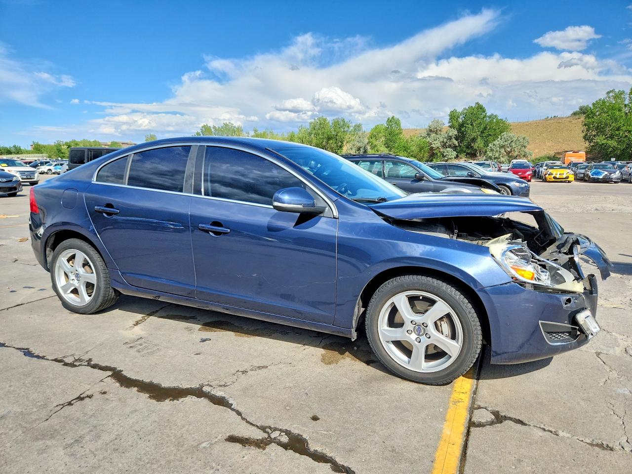 2013 Volvo S60 T5 Blue vin: YV1612FS7D1212853