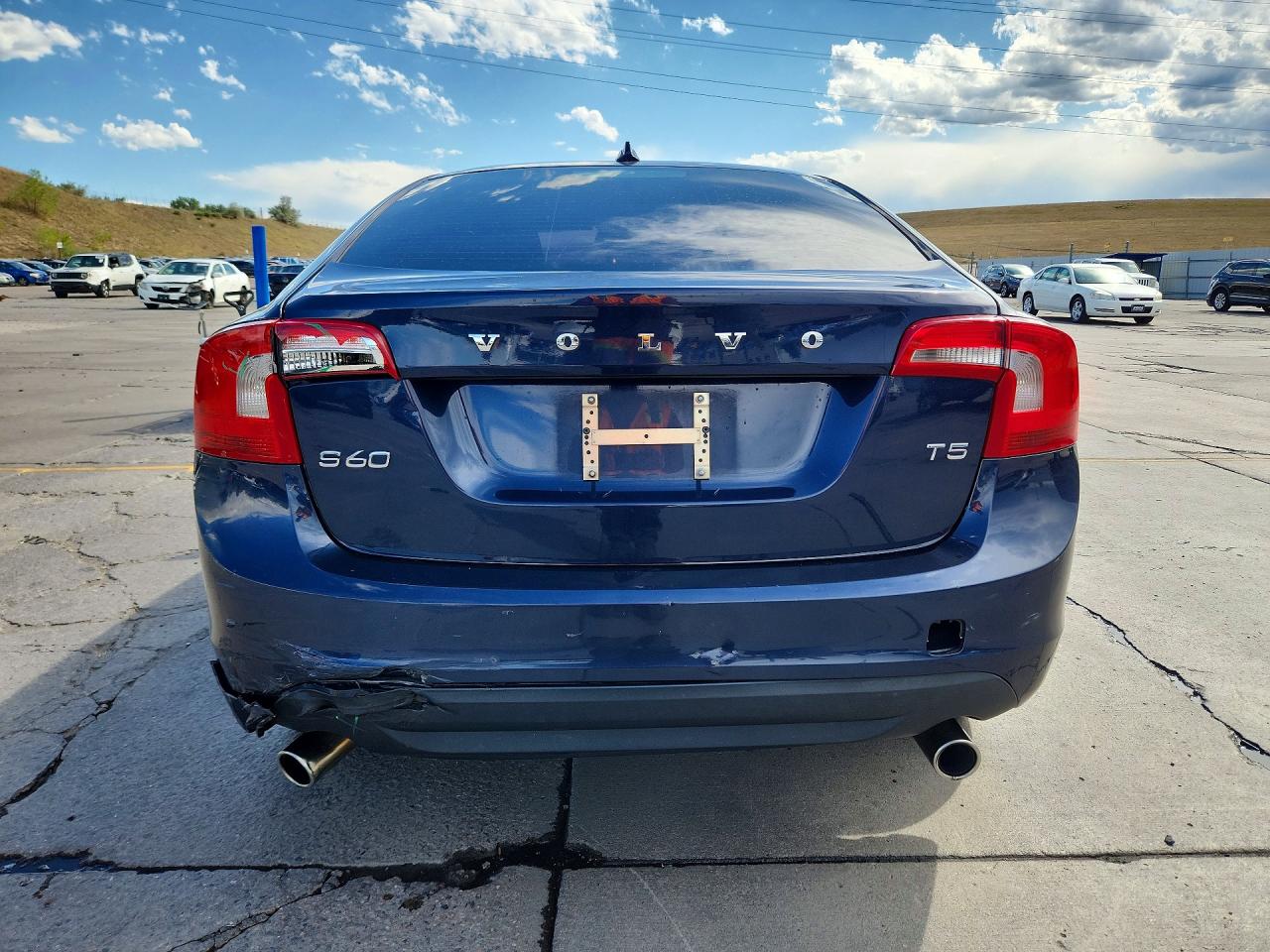 2013 Volvo S60 T5 Blue vin: YV1612FS7D1212853