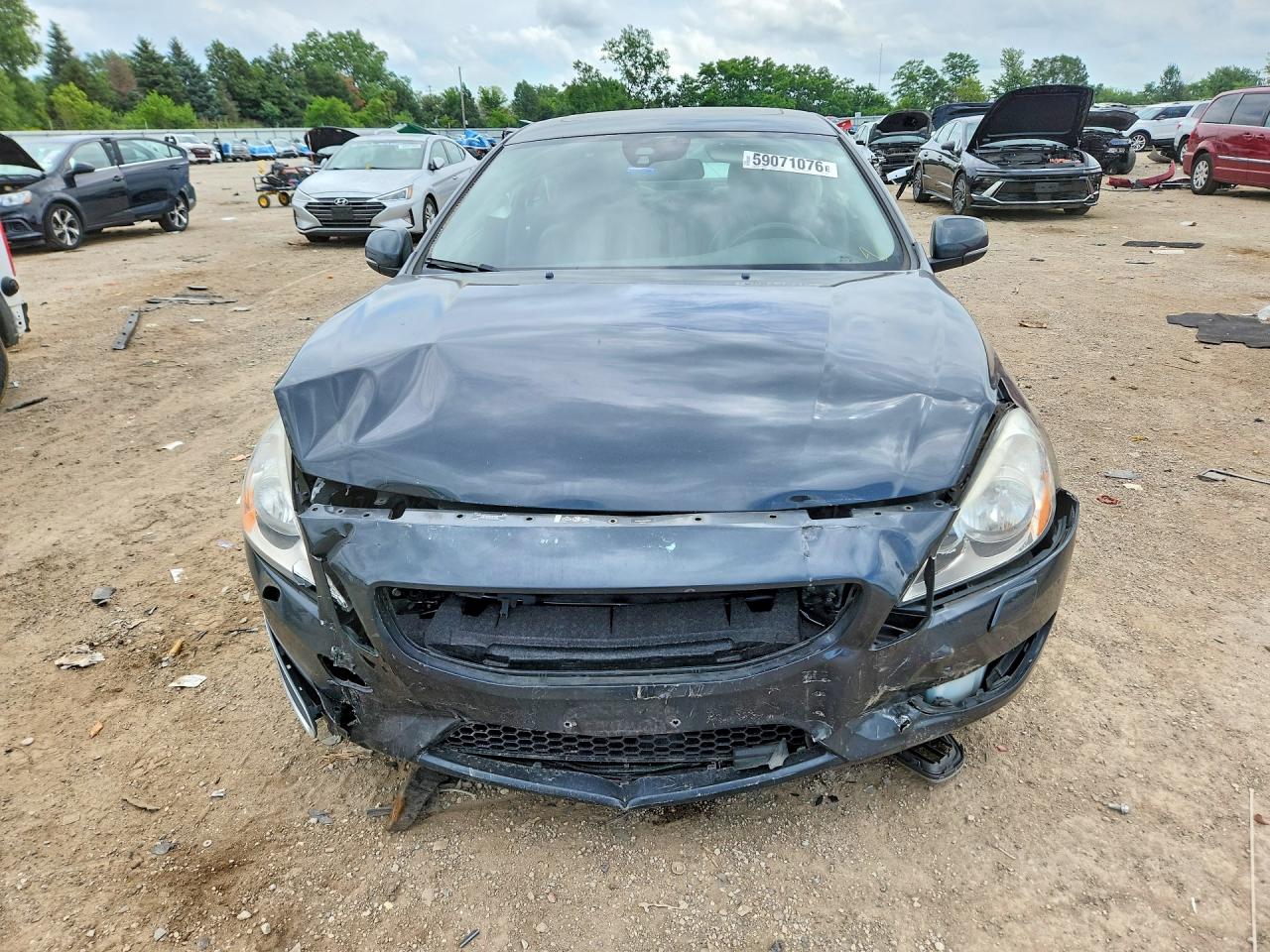 2013 Volvo S60 T5 Gray vin: YV1612FS7D2190217