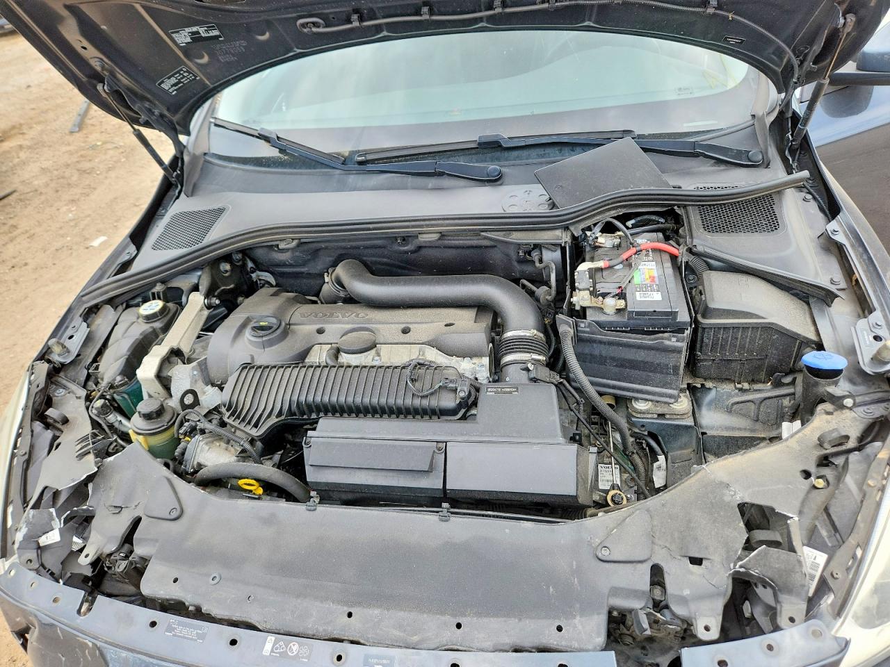 2013 Volvo S60 T5 Gray vin: YV1612FS7D2190217