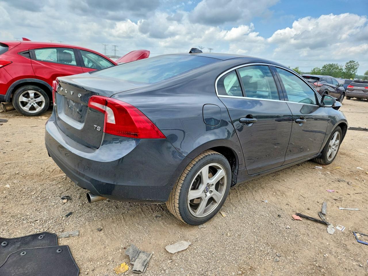 2013 Volvo S60 T5 Gray vin: YV1612FS7D2190217