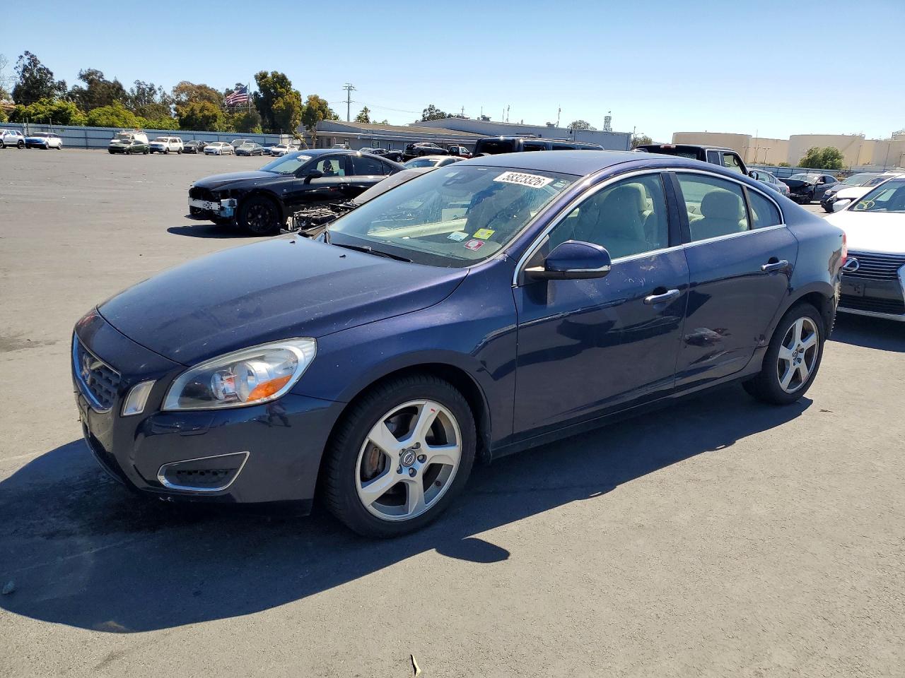 2013 Volvo S60 T5 Blue vin: YV1612FS7D2190945