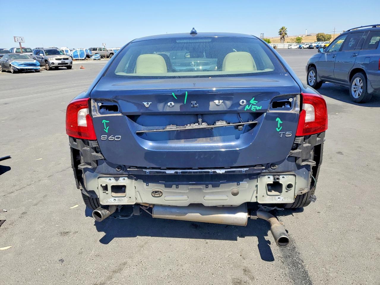 2013 Volvo S60 T5 Blue vin: YV1612FS7D2190945