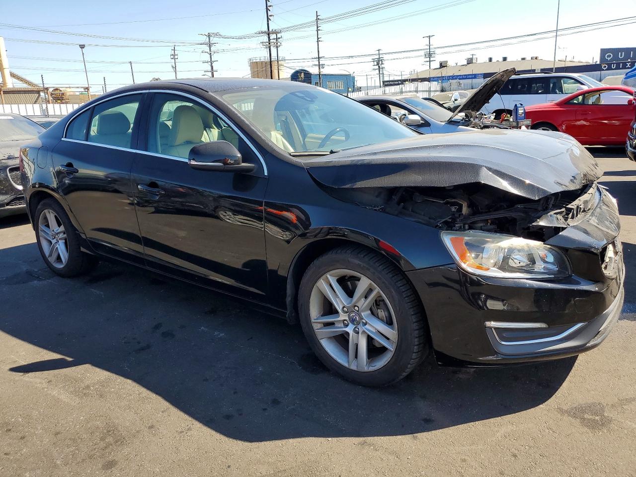 2014 Volvo S60 T5 Black vin: YV1612FS7E2278802