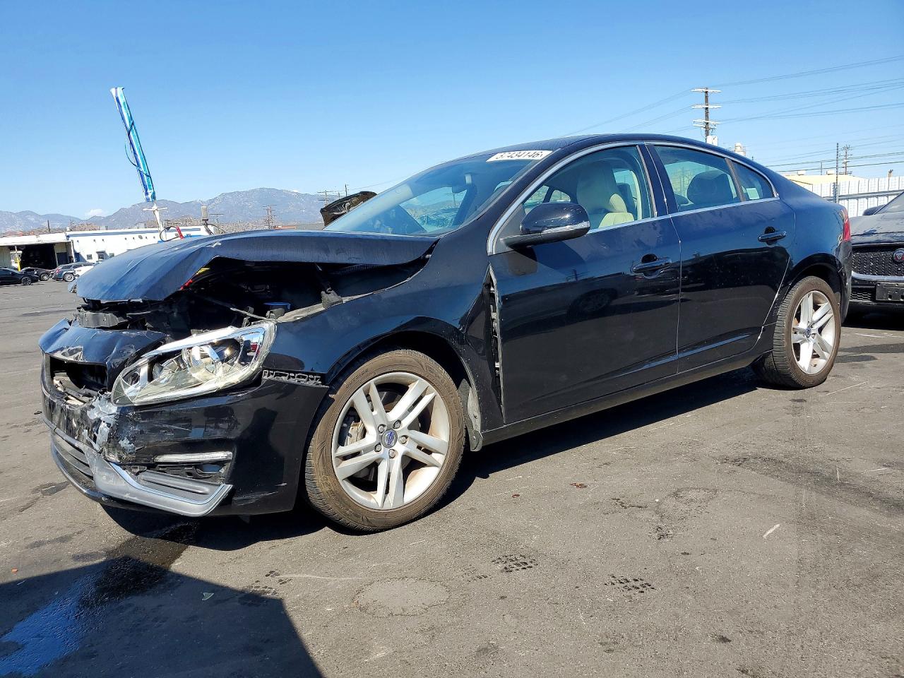 2014 Volvo S60 T5 Black vin: YV1612FS7E2278802