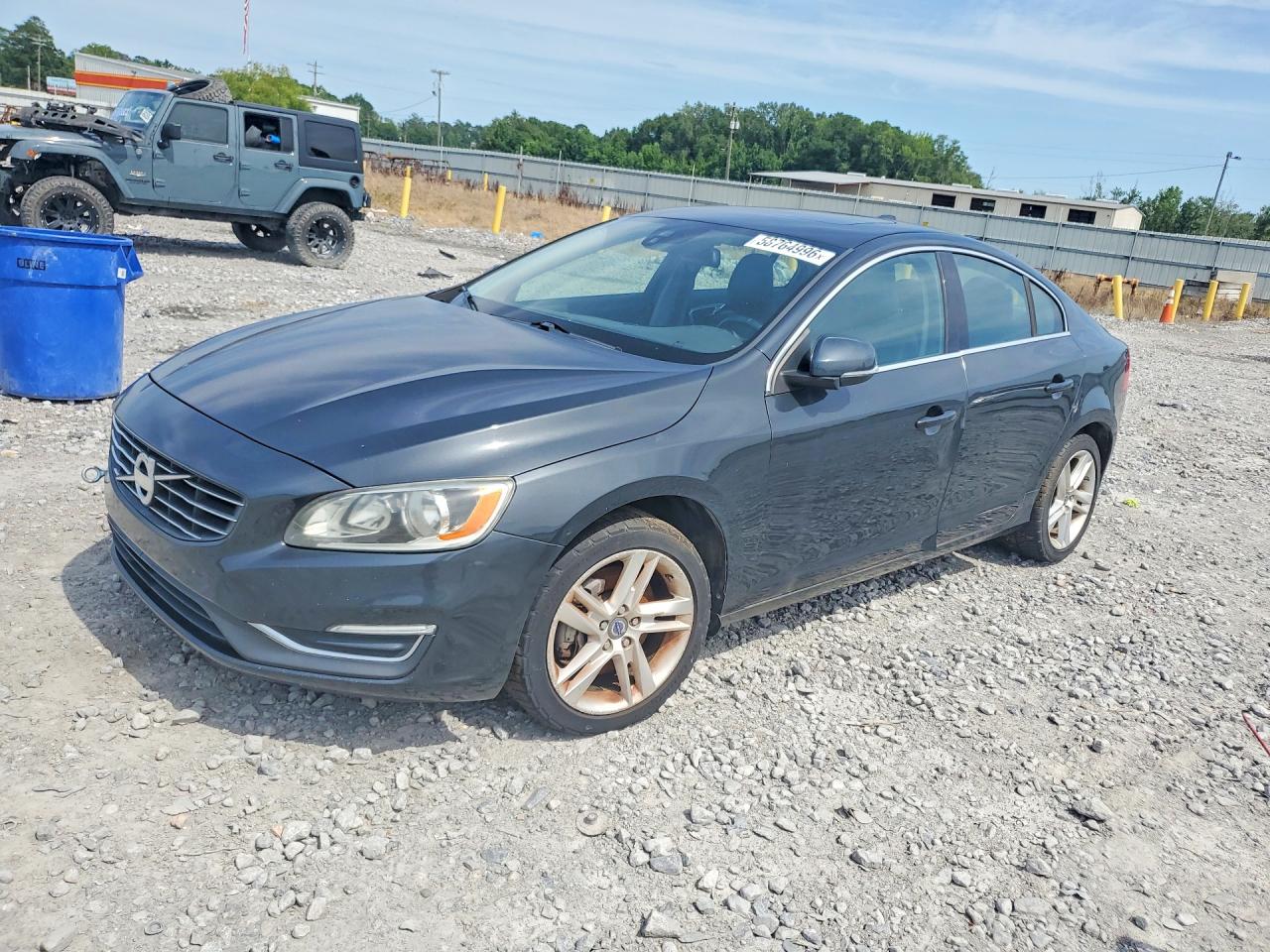 2014 Volvo S60 T5 Gray vin: YV1612FS7E2282929
