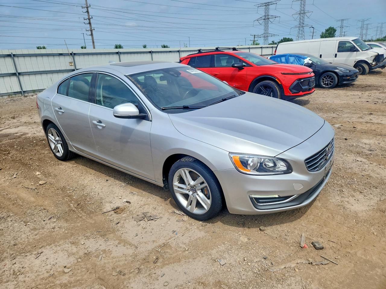 2014 Volvo S60 T5 Silver vin: YV1612FS7E2297107