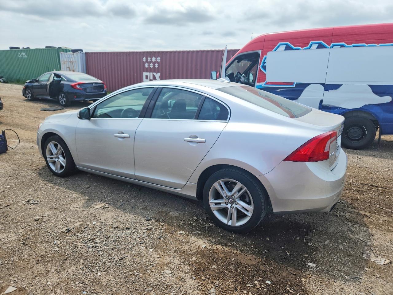 2014 Volvo S60 T5 Silver vin: YV1612FS7E2297107
