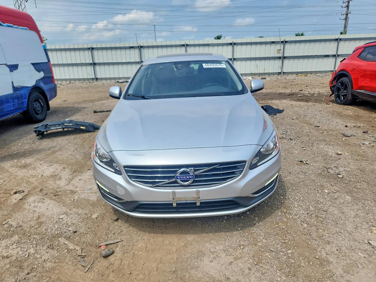 2014 Volvo S60 T5 Silver vin: YV1612FS7E2297107