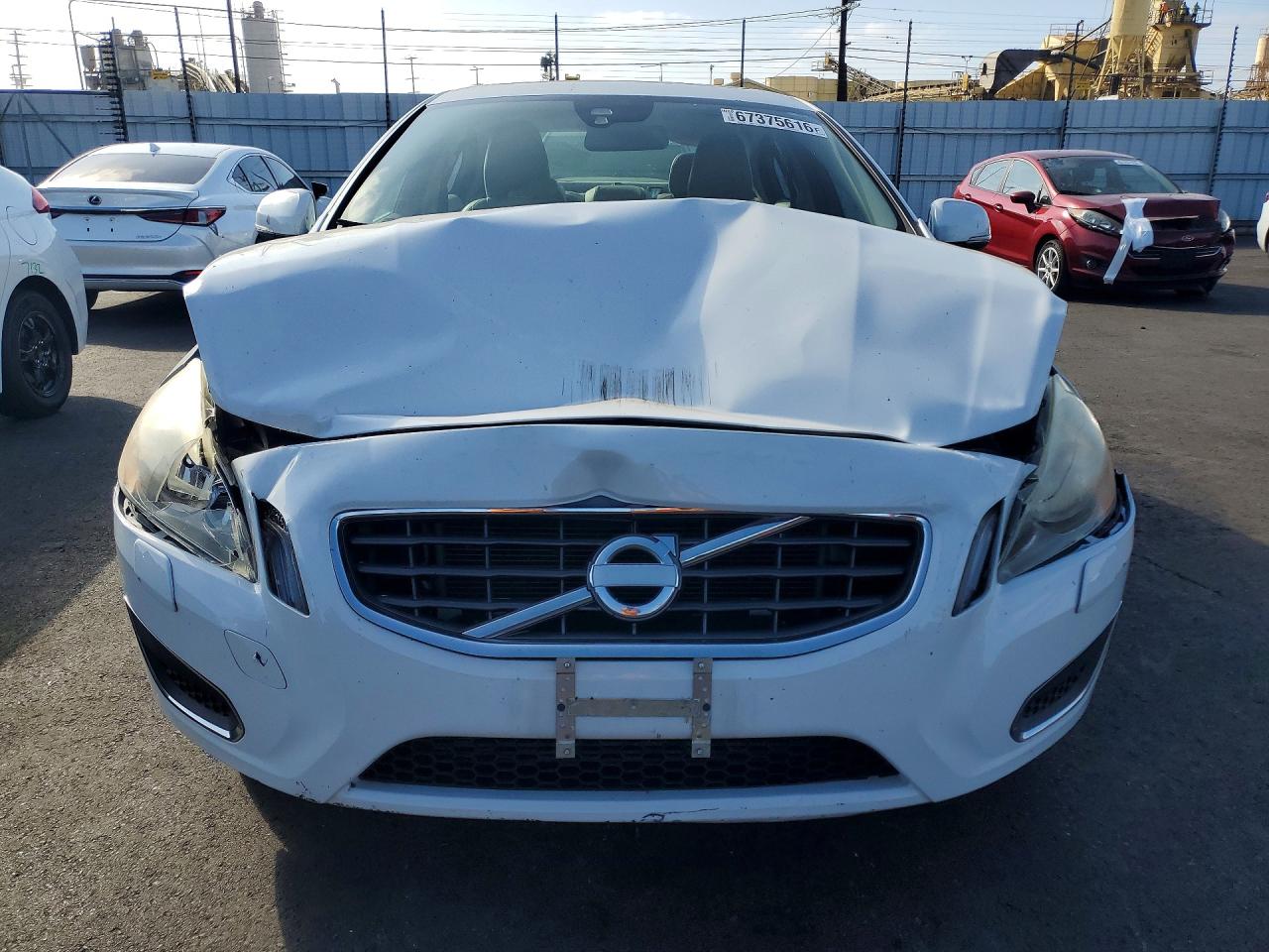 2013 Volvo S60 T5 White vin: YV1612FS9D1220551